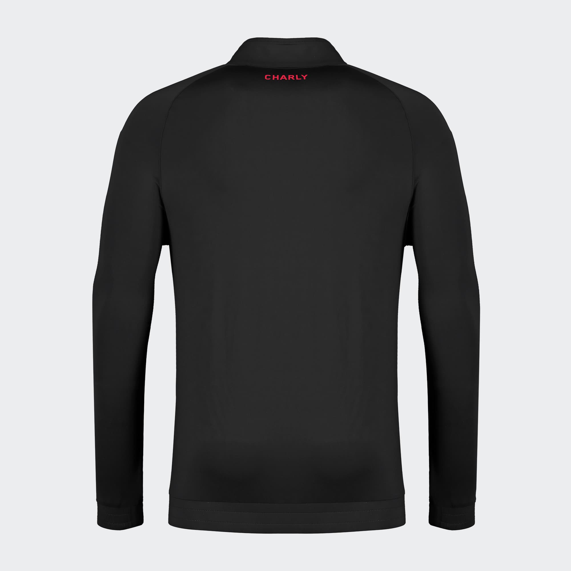 Black Red San Antonio Jacket for Men Charly Sport Soccer Gear