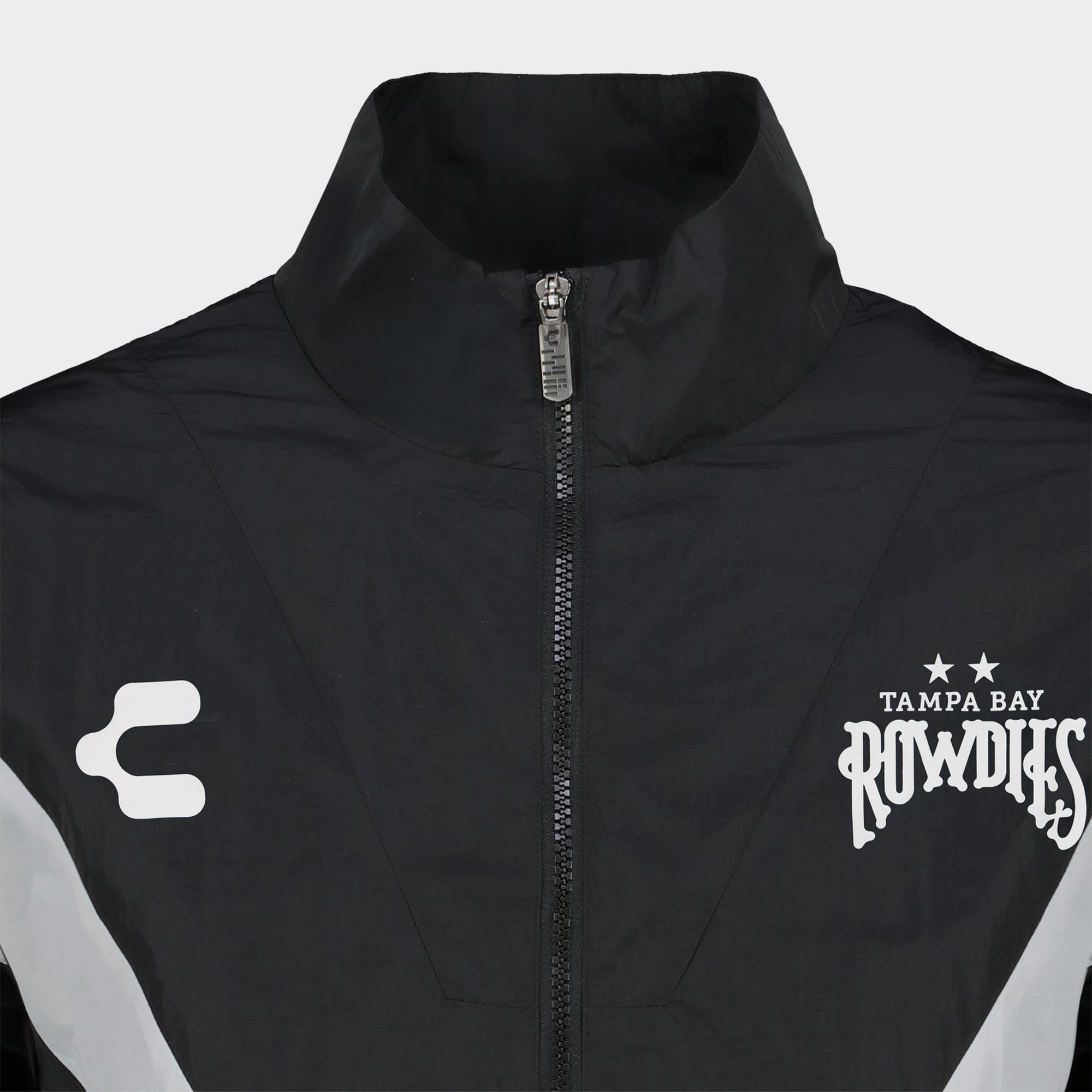 Black White Tampa Bay Rowdies Jacket for Men Charly Sport Soccer Gear
