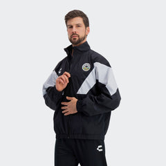 Black White Oakland Roots Jacket for Men Charly Sport Soccer Gear