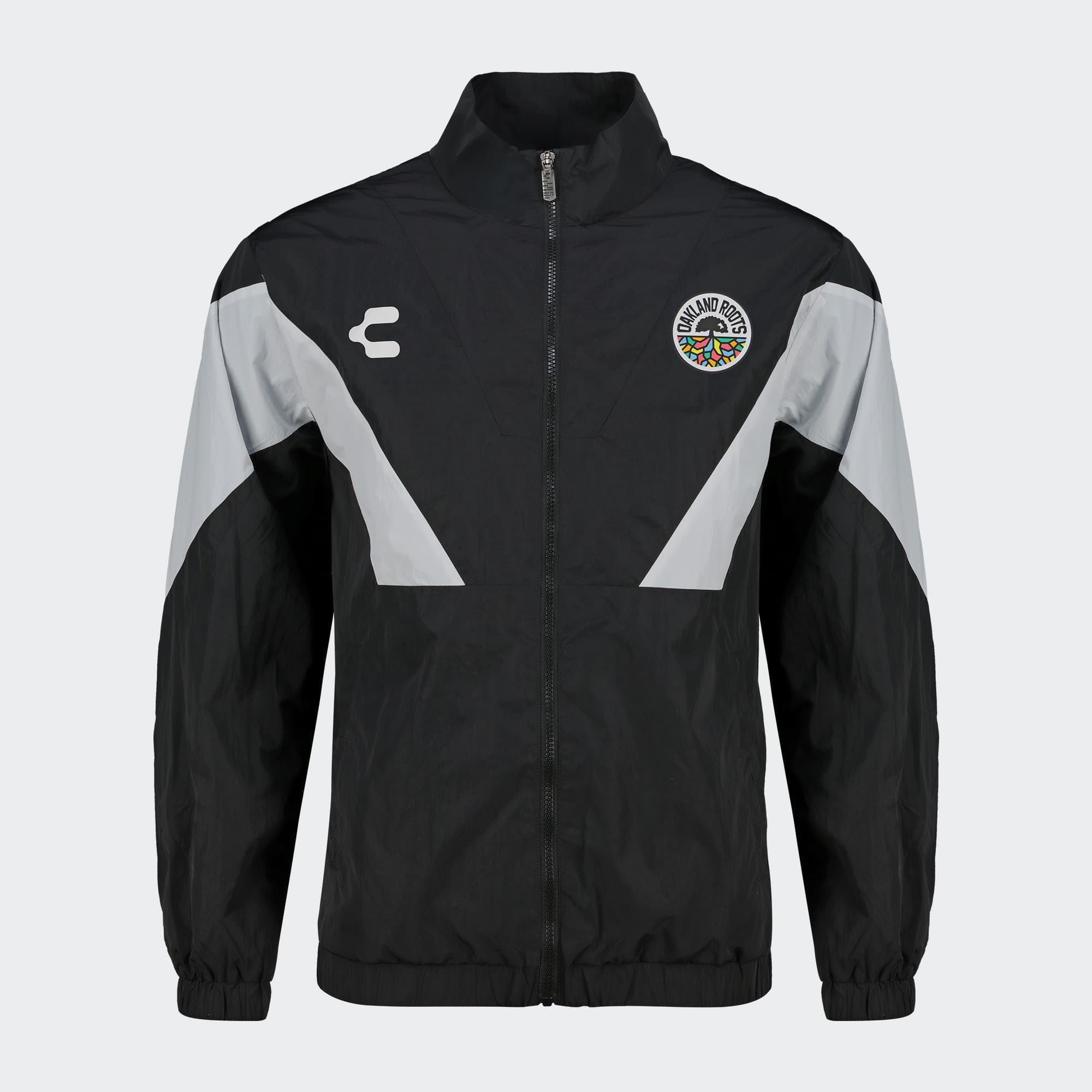 Black White Oakland Roots Jacket for Men Charly Sport Soccer Gear