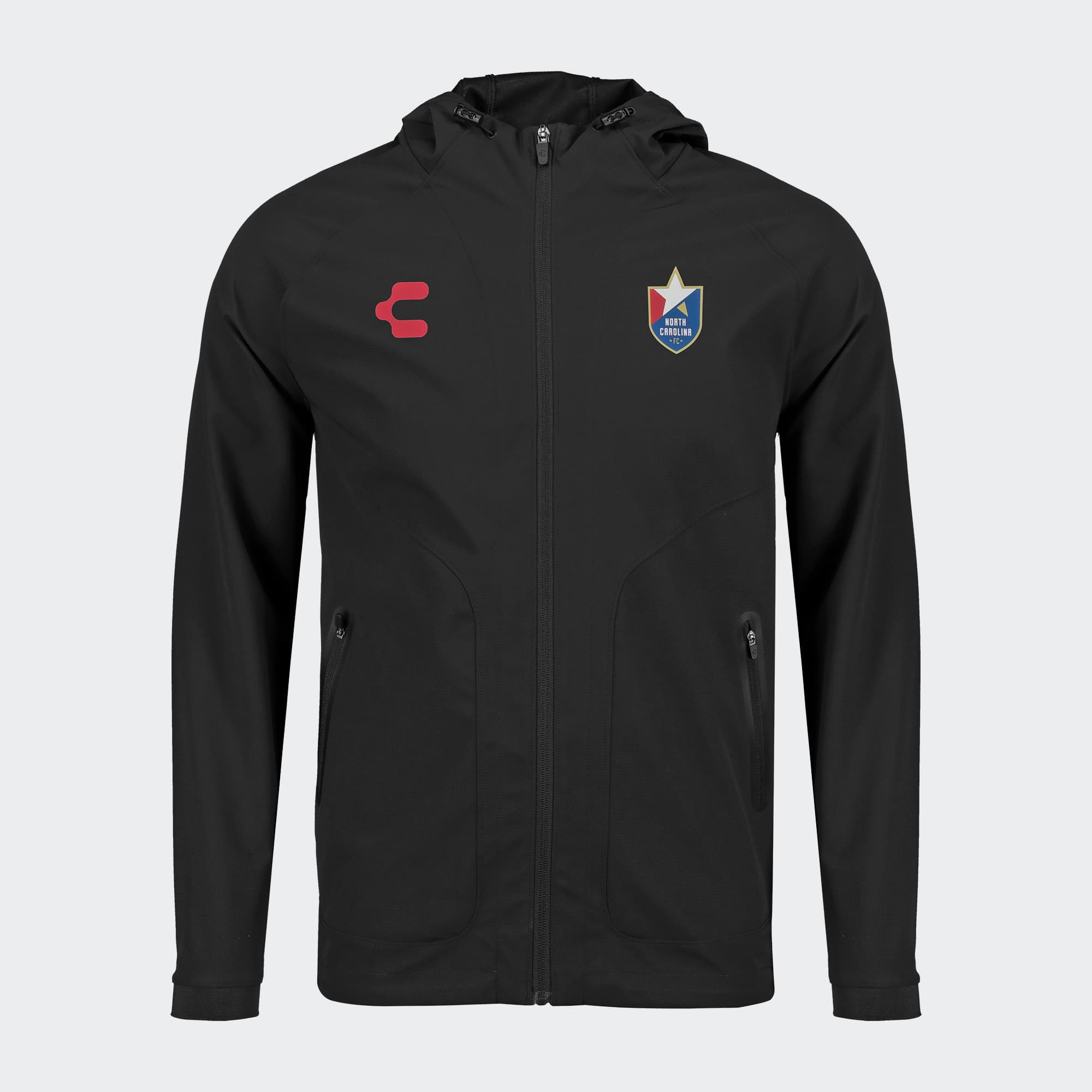 Black North Carolina FC Jacket for Men Charly Sport Soccer Gear