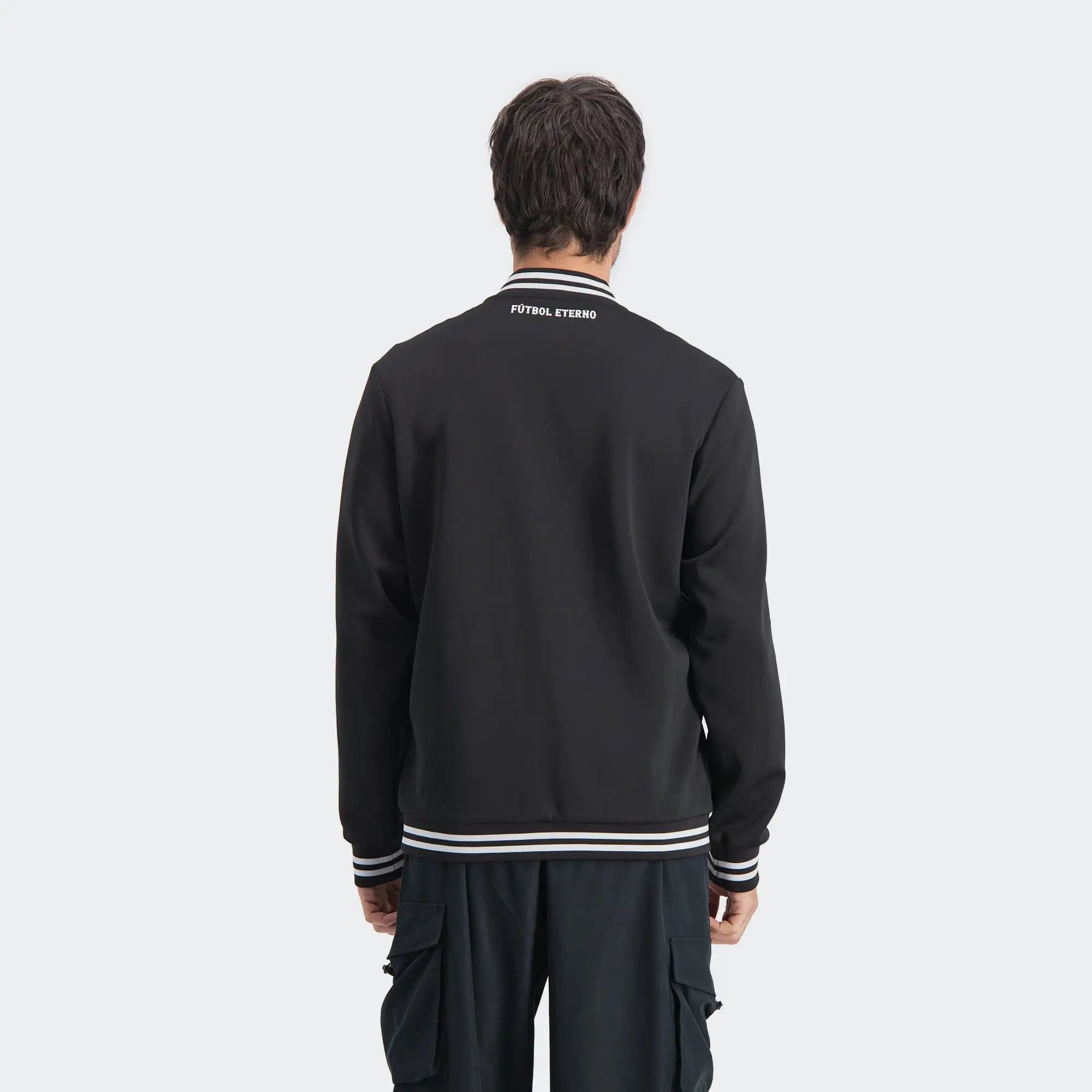 Black Dia de Muertos Futbol Eterno Bomber Jacket Charly Sport