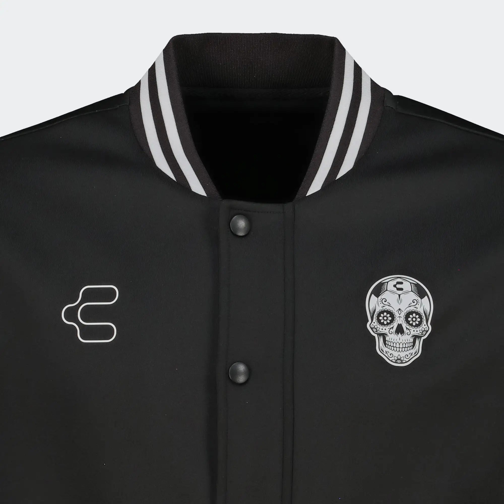 Black Dia de Muertos Futbol Eterno Bomber Jacket Charly Sport