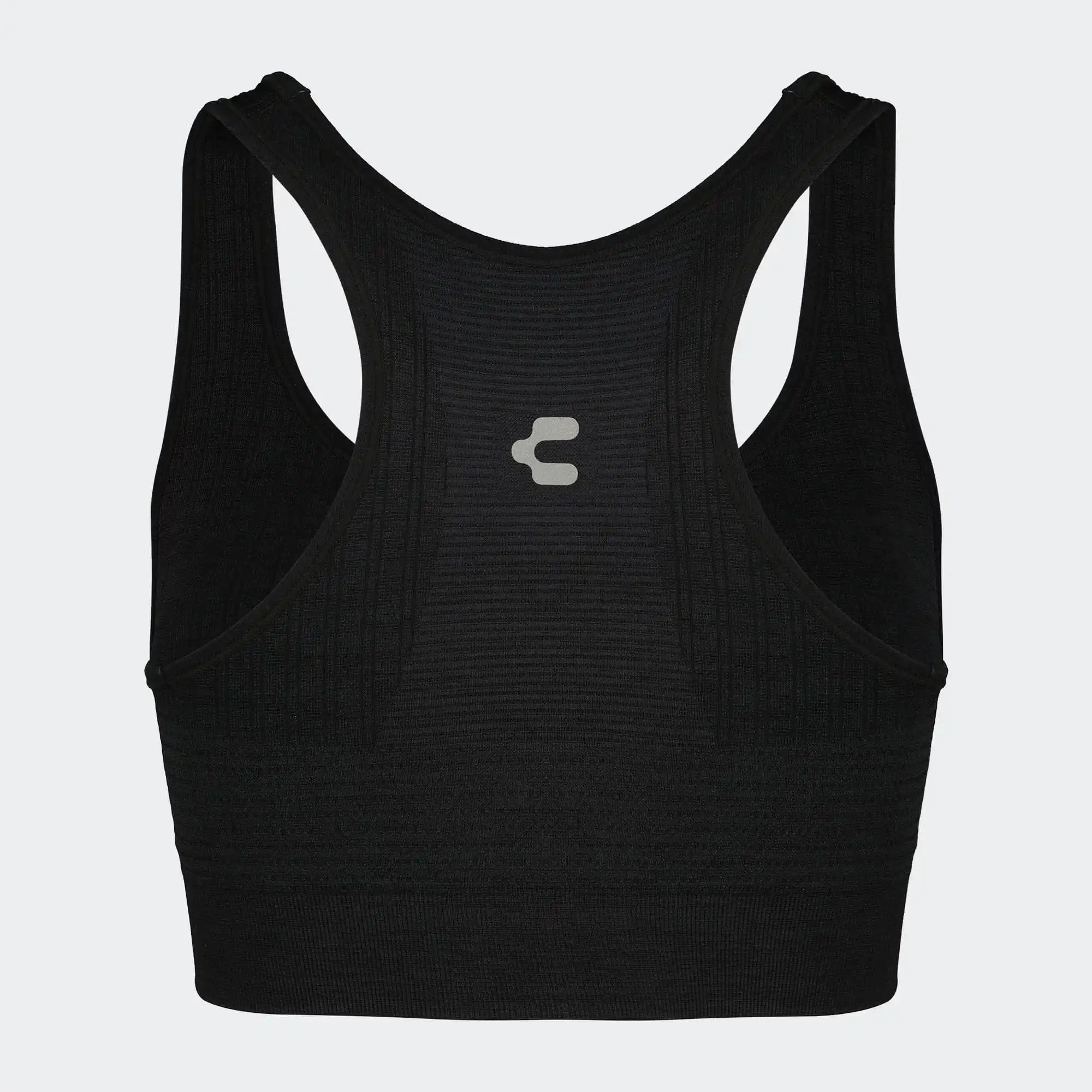 Black Training Seamless Top For Women Charly Sport