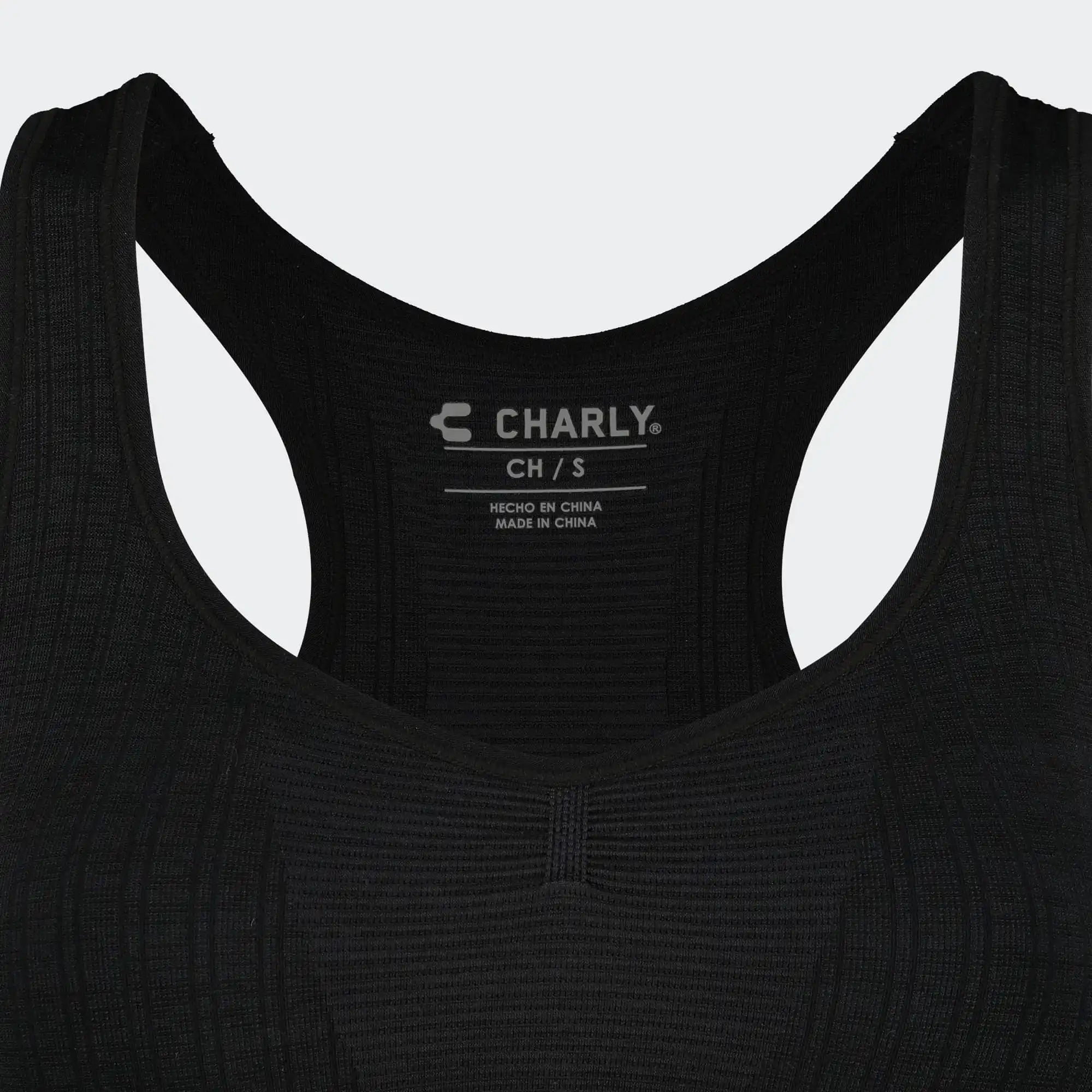 Black Training Seamless Top For Women Charly Sport