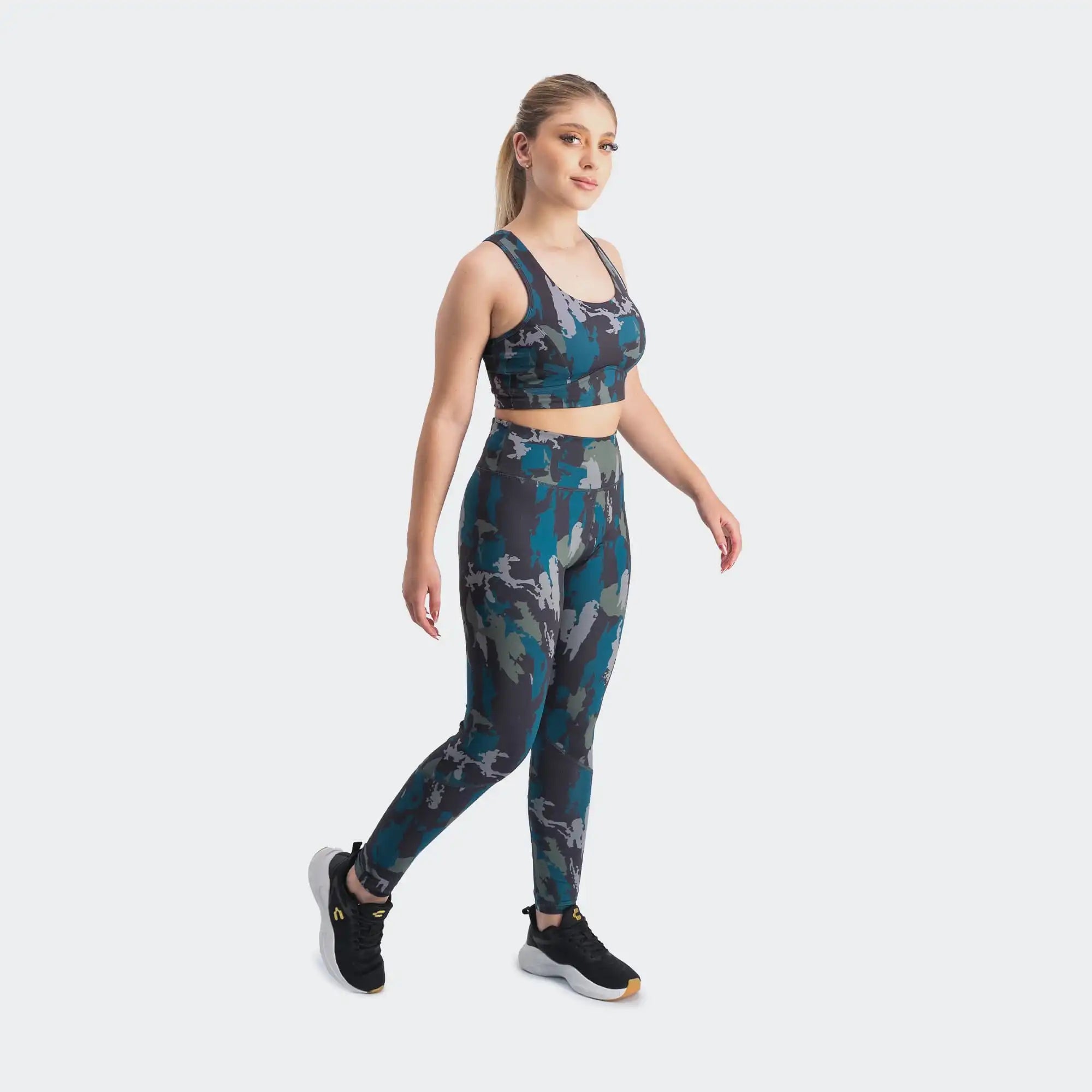 Multicolor Training High Waist Legging For Women Charly Essentials