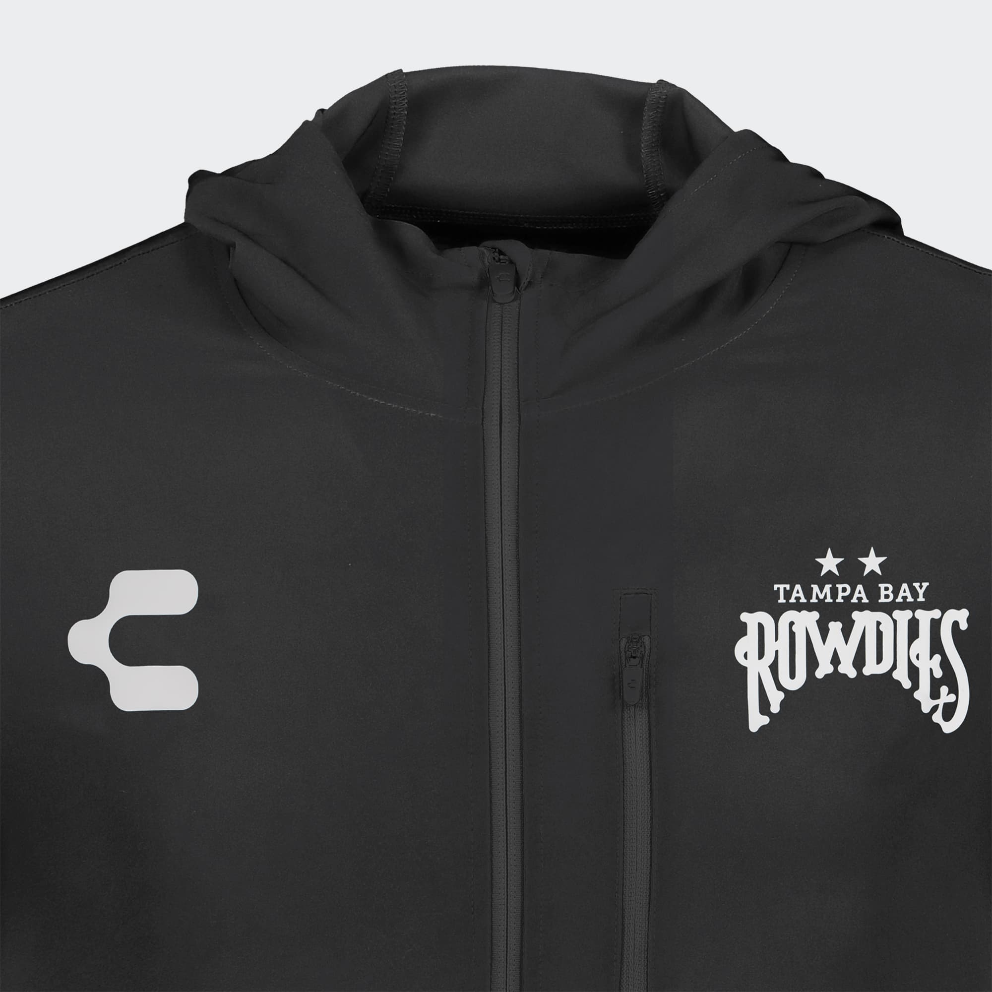 Black Tampa Bay Rowdies Windbreaker for Men Charly Sport Soccer