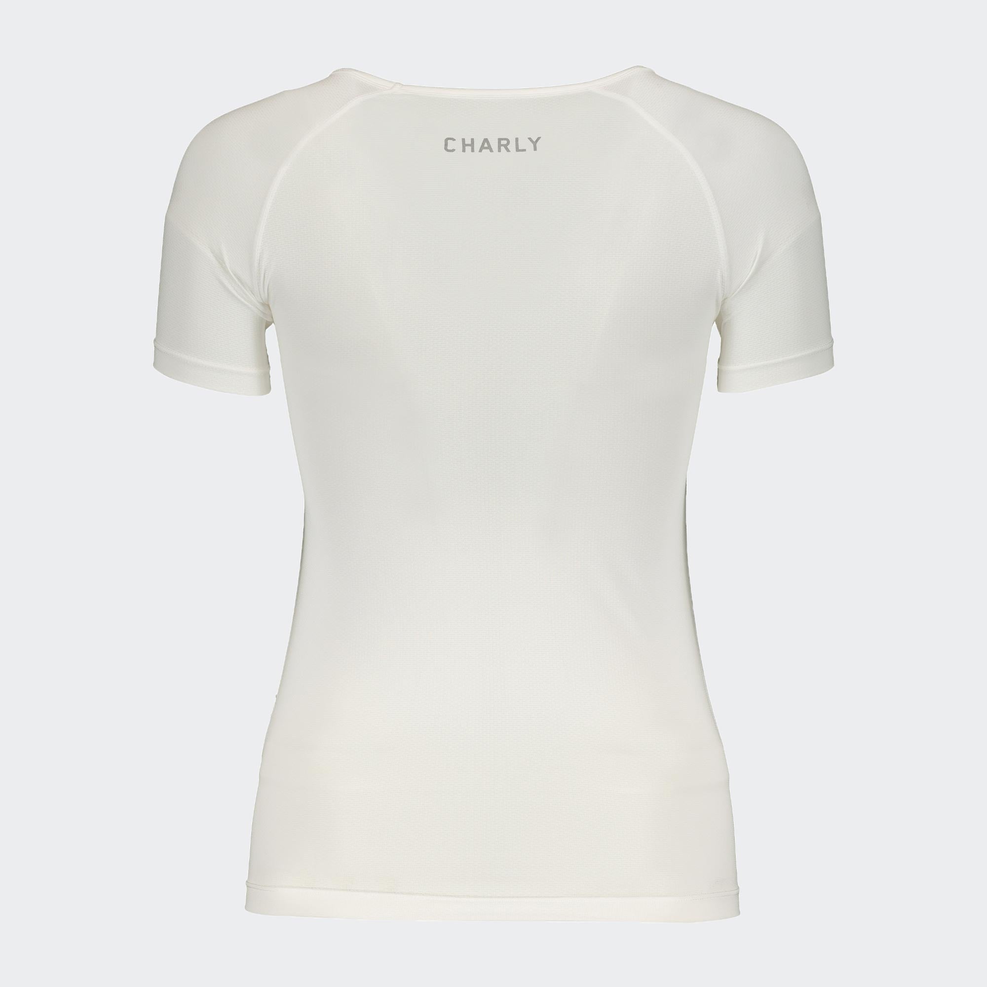 White Basic T-Shirt for Women Charly Sport