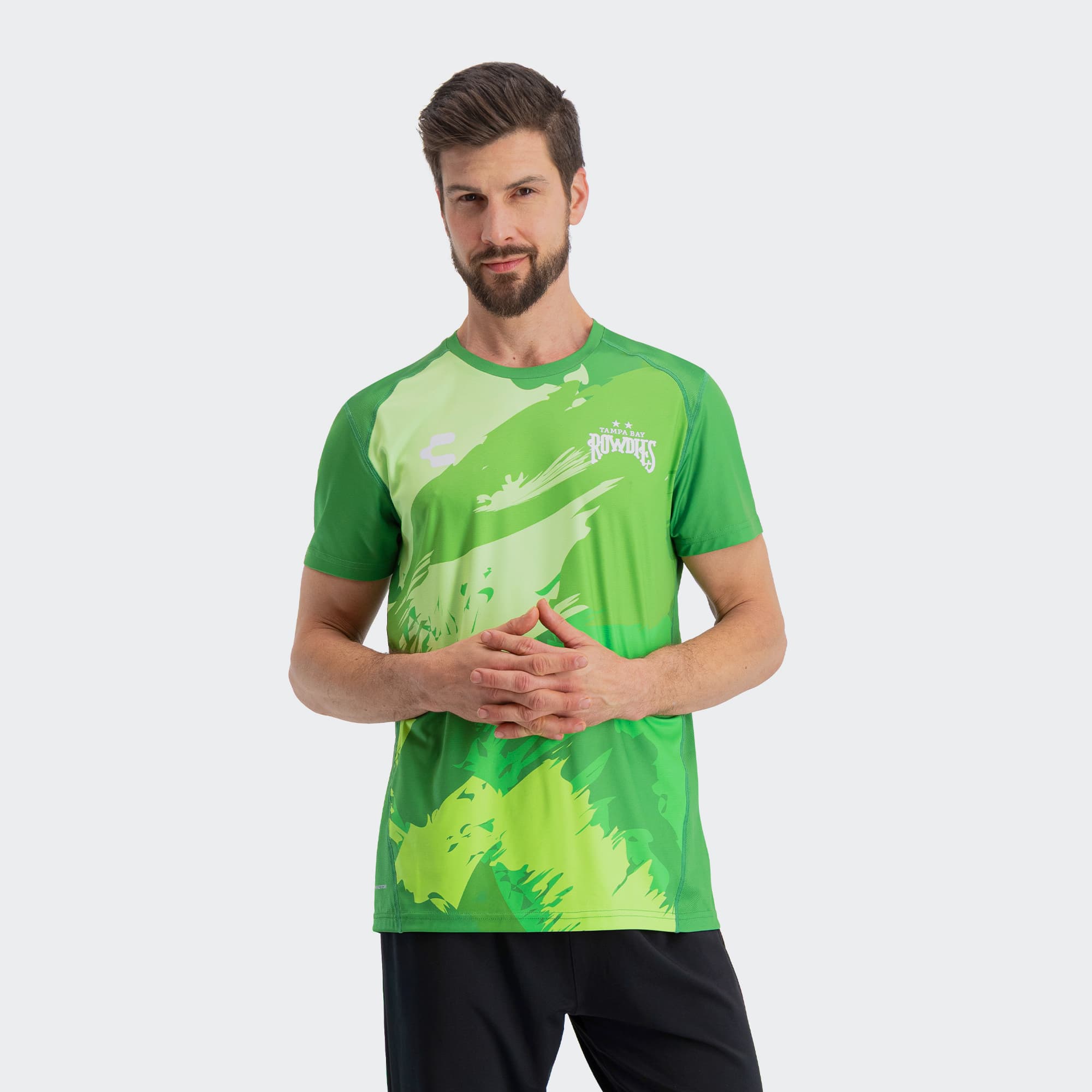 Green Tampa Bay Rowdies T-Shirt for Men Charly Sport Soccer Gear