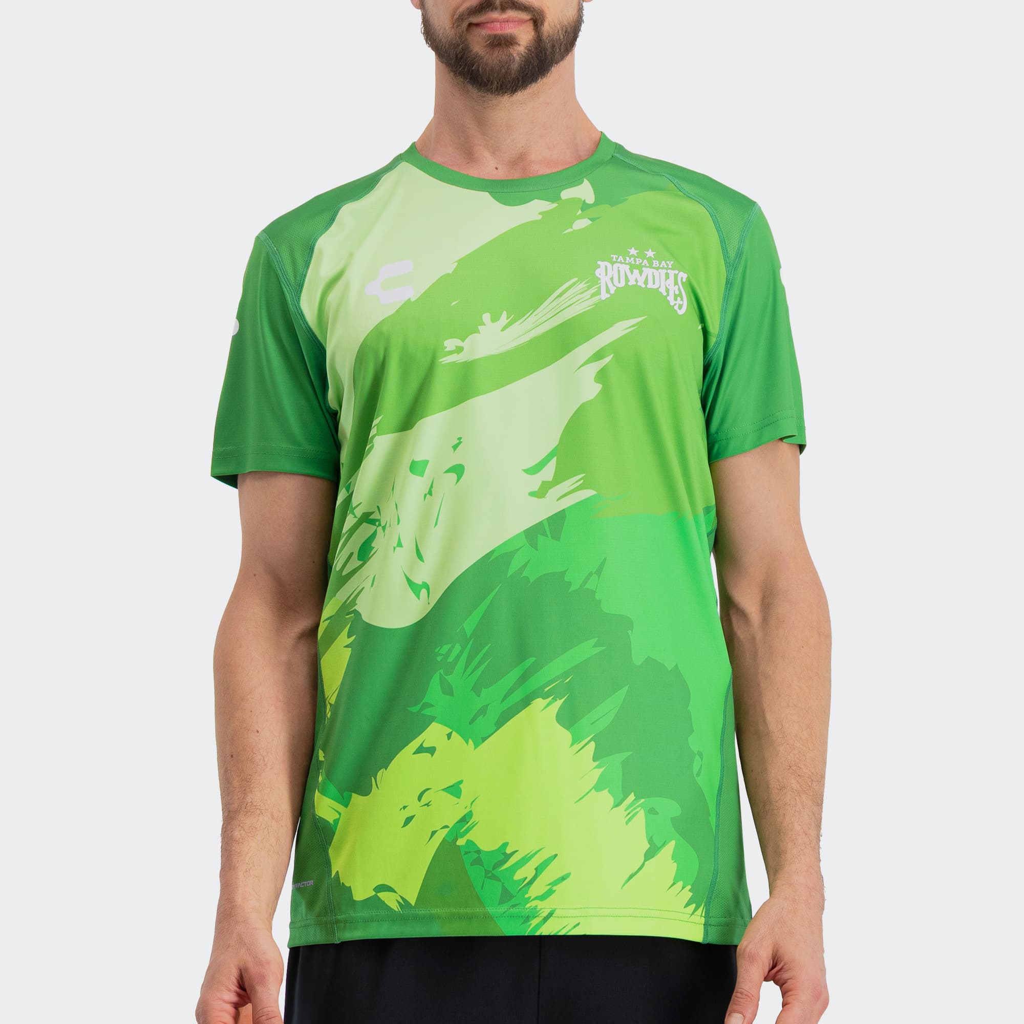 Green Tampa Bay Rowdies T-Shirt for Men Charly Sport Soccer Gear