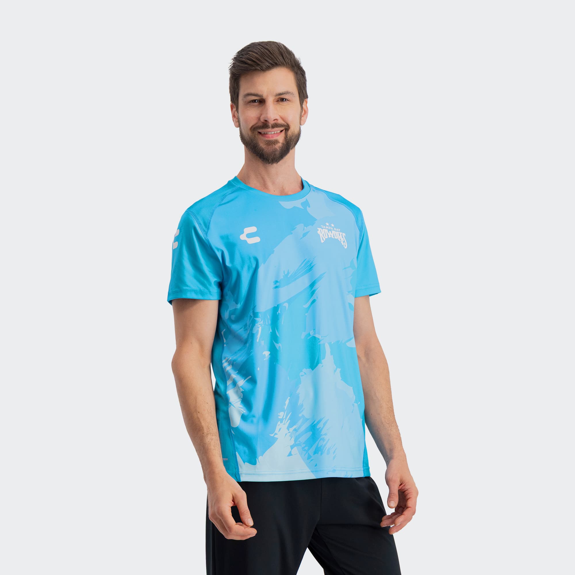 Blue Tampa Bay Rowdies T-Shirt for Men Charly Sport Soccer Gear