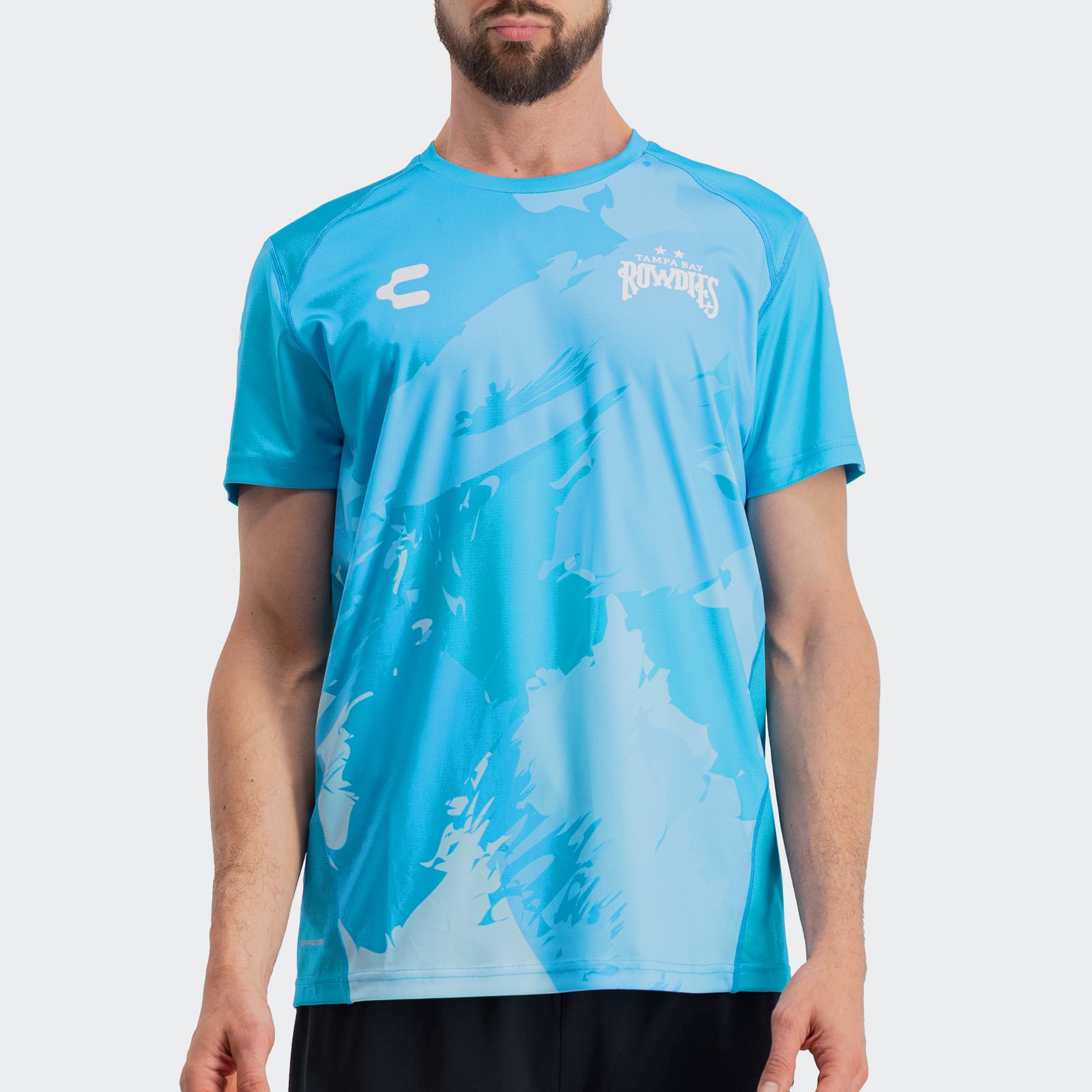 Blue Tampa Bay Rowdies T-Shirt for Men Charly Sport Soccer Gear