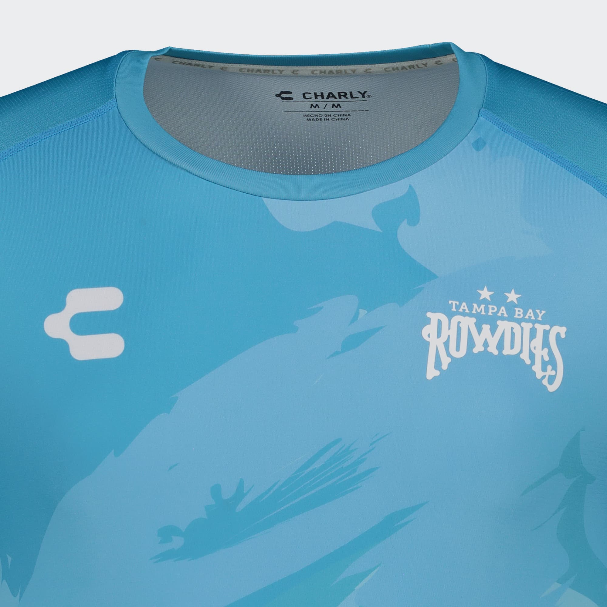 Blue Tampa Bay Rowdies T-Shirt for Men Charly Sport Soccer Gear