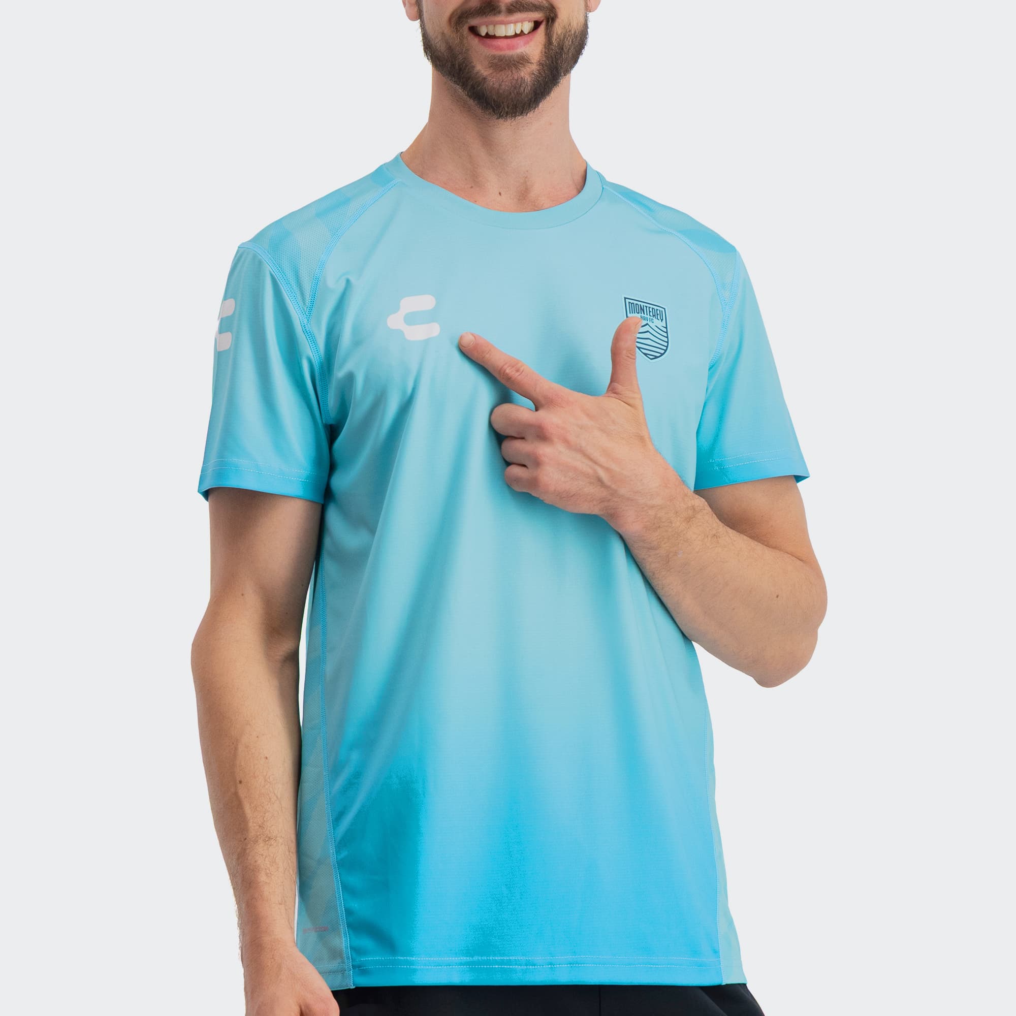 Aqua Monterey Bay FC T-Shirt for Men Charly Sport Soccer Gear