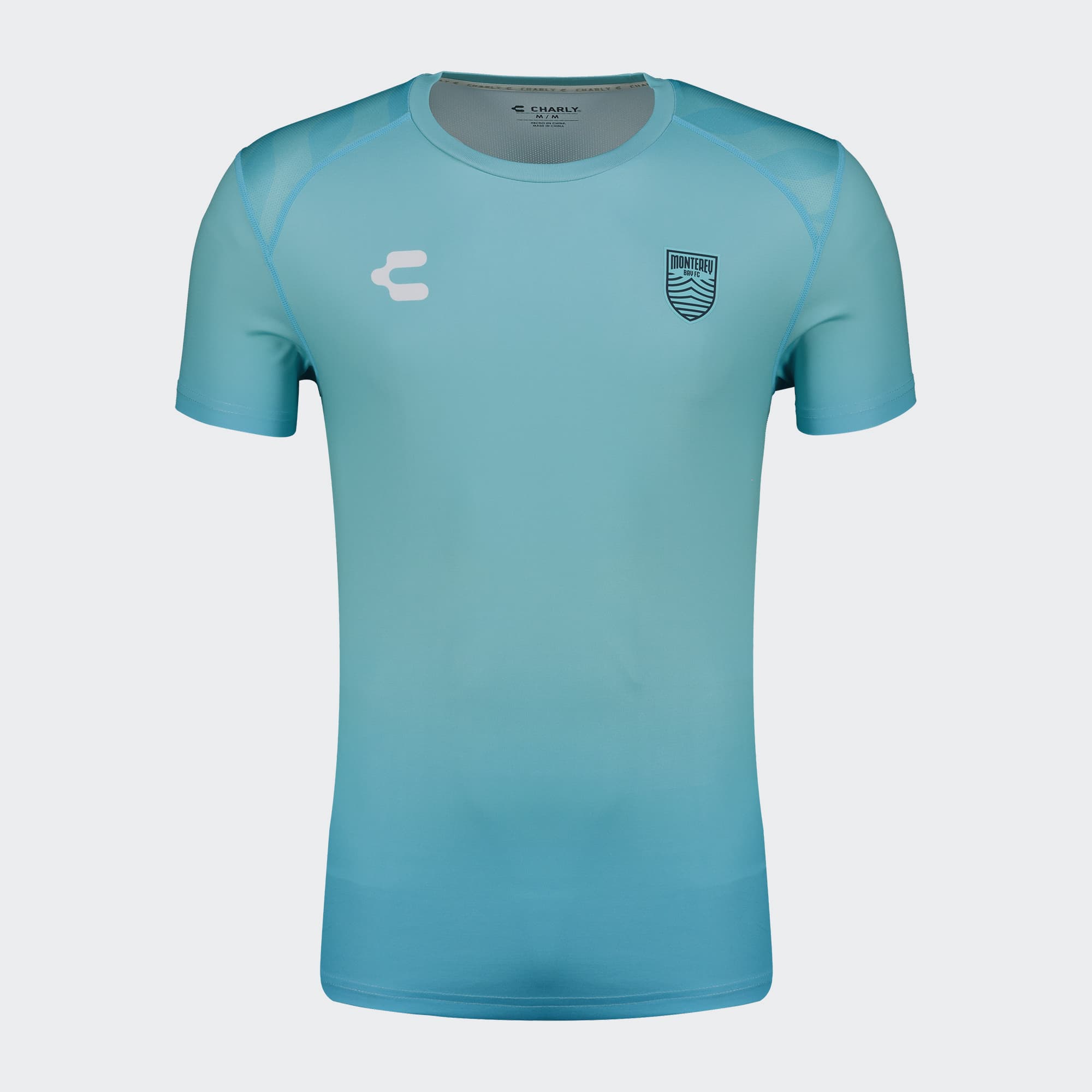 Aqua Monterey Bay FC T-Shirt for Men Charly Sport Soccer Gear