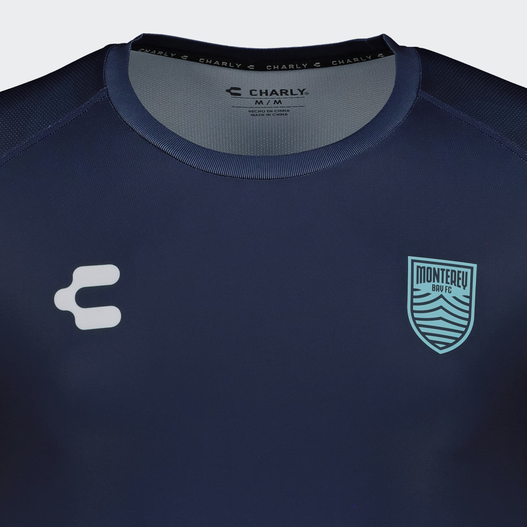 Navy Monterey Bay FC T-Shirt for Men Charly Sport Soccer Gear