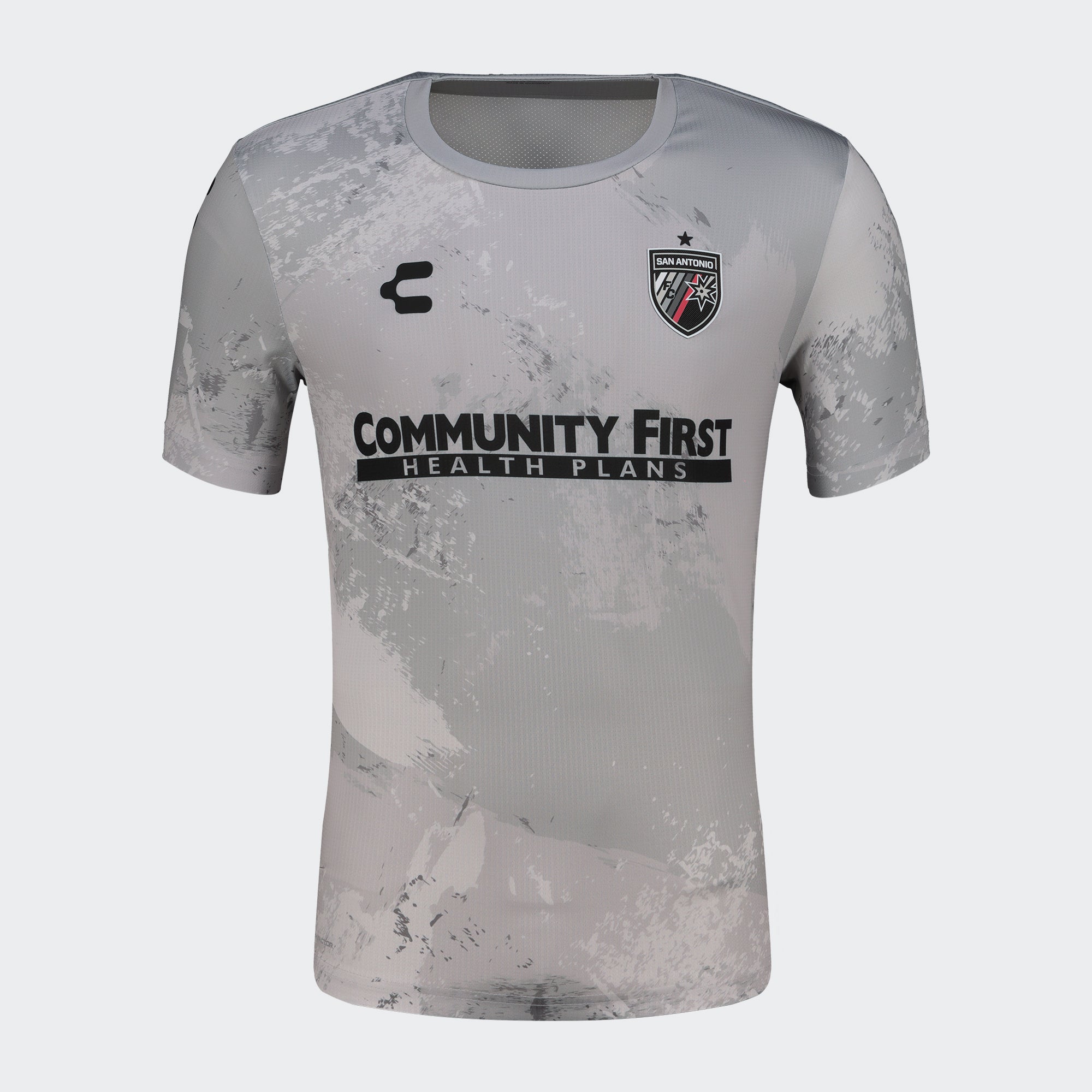 Gray San Antonio Warmup T-Shirt for Men Charly Sport Soccer