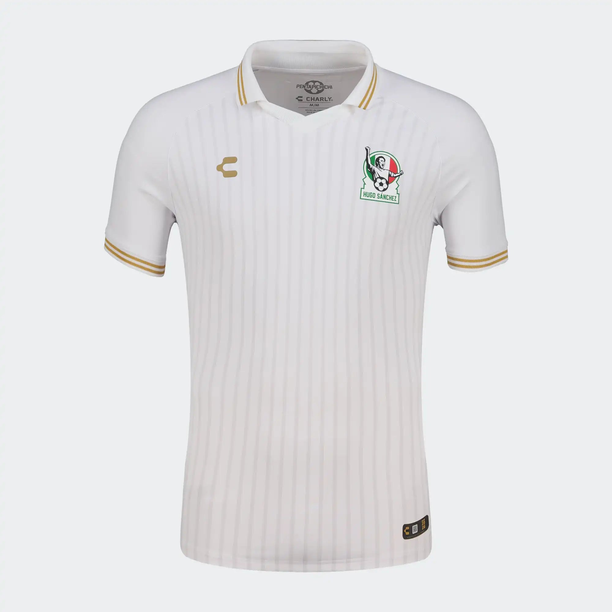 White Leyendas Hugo Sanchez Jersey Charly