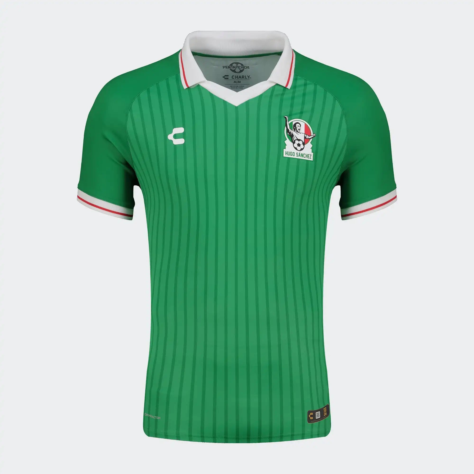 Green Leyendas Hugo Sanchez Jersey Charly