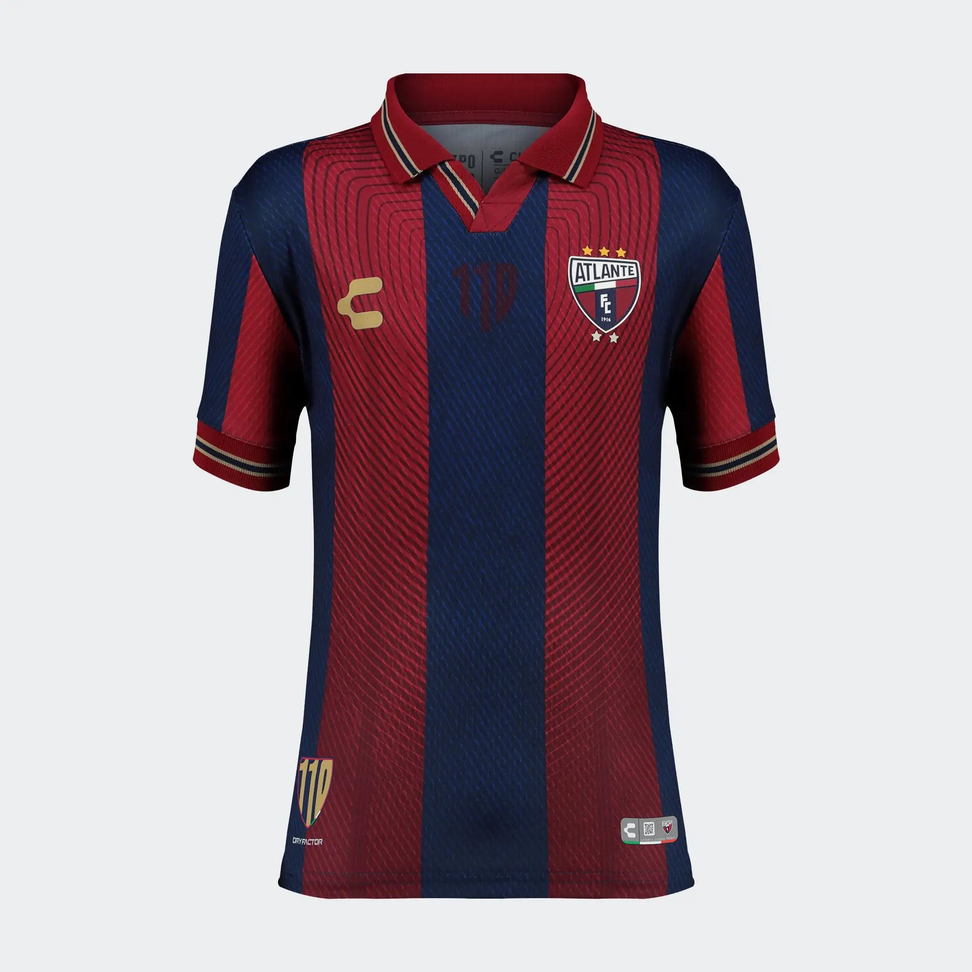 Atlante 26-27 Home Special Edition 110th Anniversary Commemorative Jersey for Boy