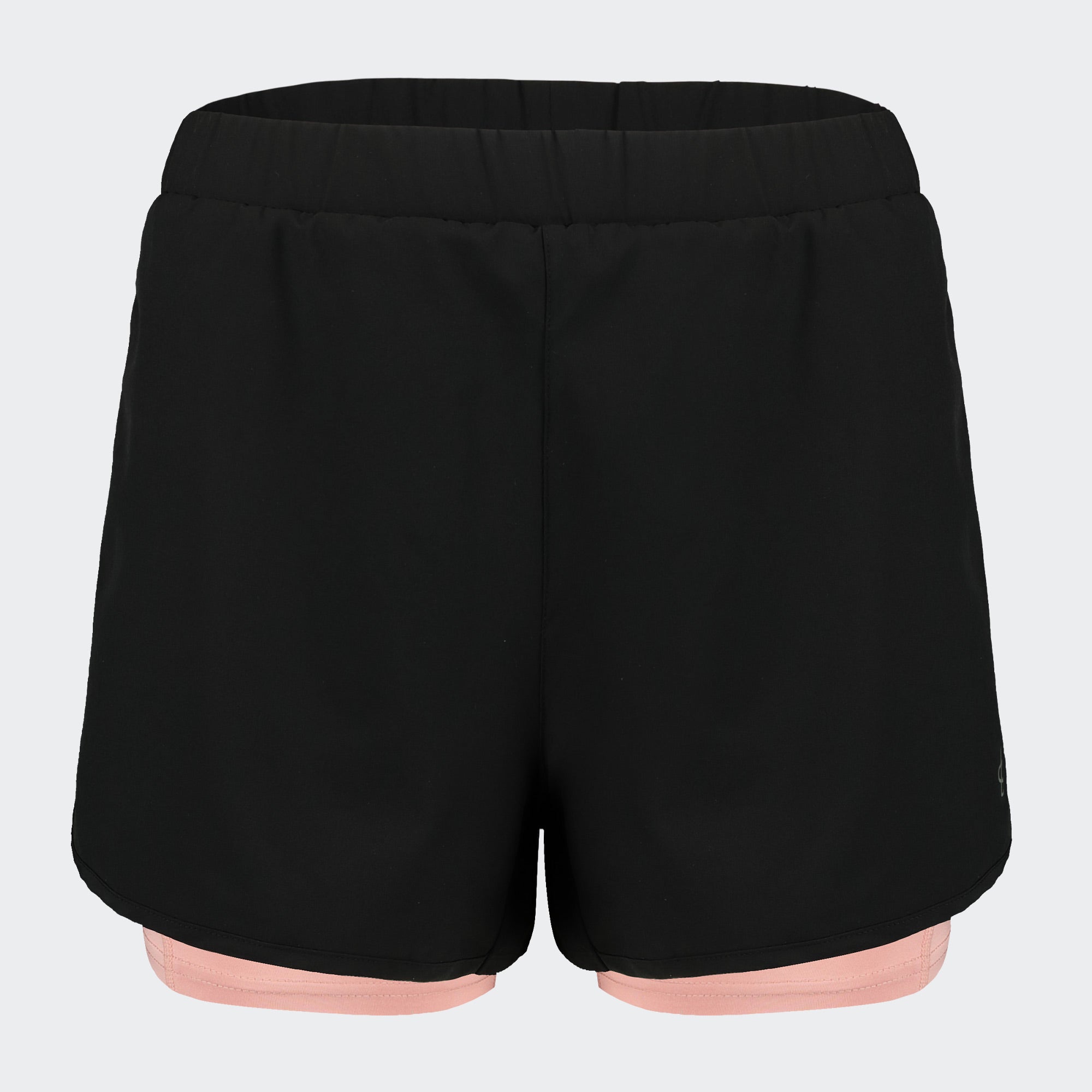 Black Pink Training Short with Inner for Women Charly Basics