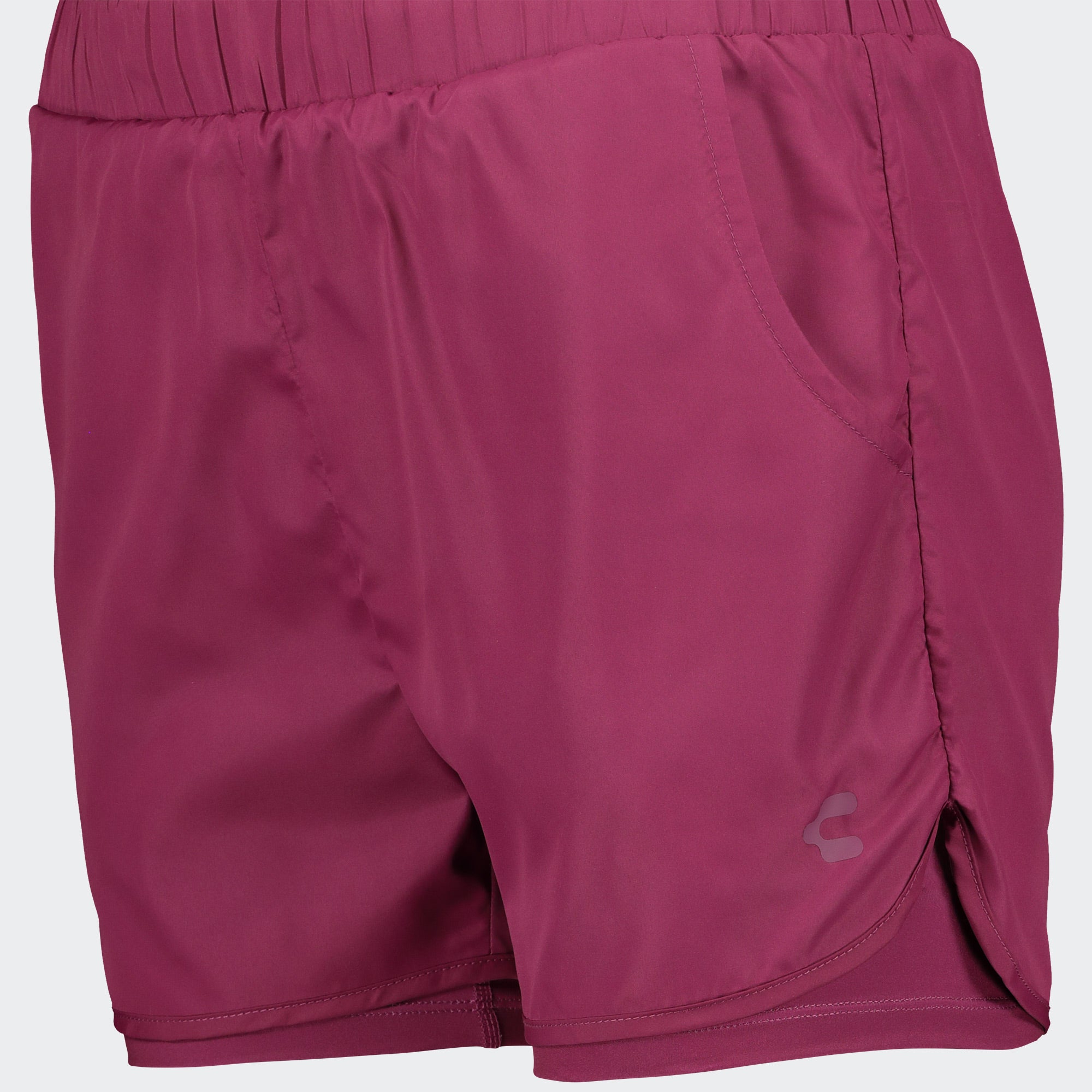 Dark Pink Short With Inner for Women Charly Sport