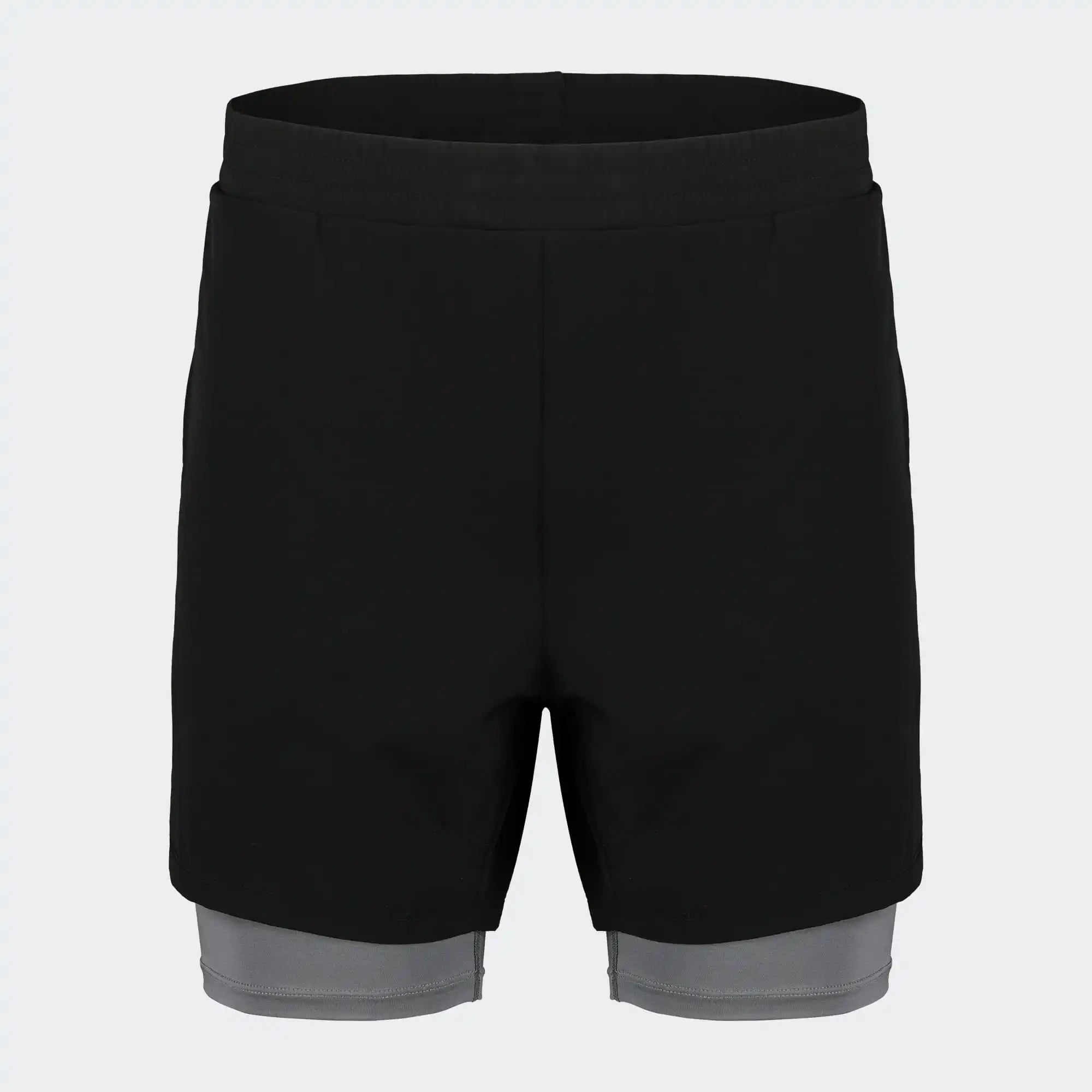 Black Grey Short with Inner for Men Charly Basics Training