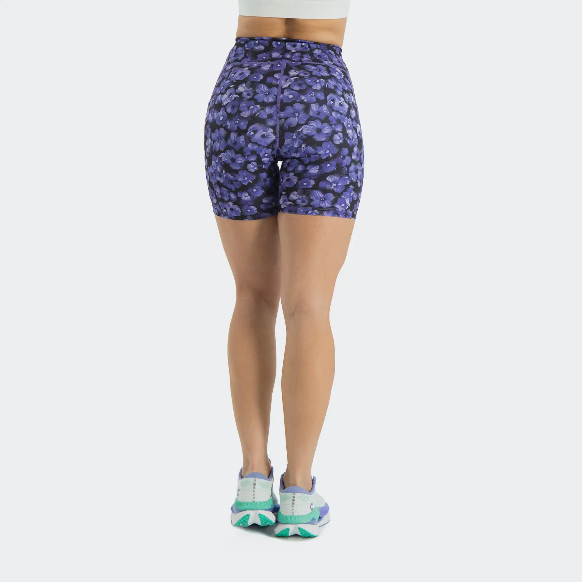 Purple Training Lifestyle High Waisted Biker for Women Charly Essentials