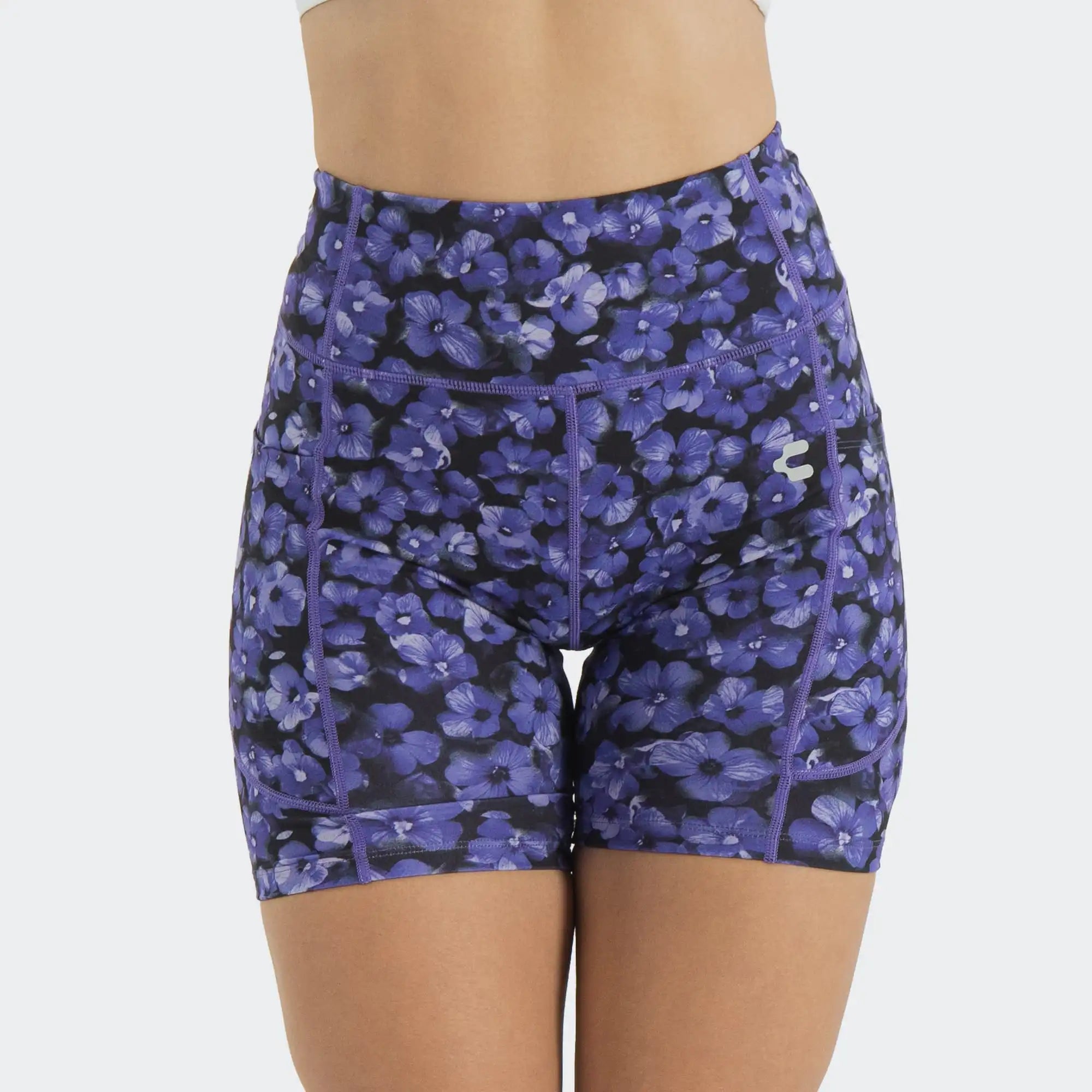 Purple Training Lifestyle High Waisted Biker for Women Charly Essentials