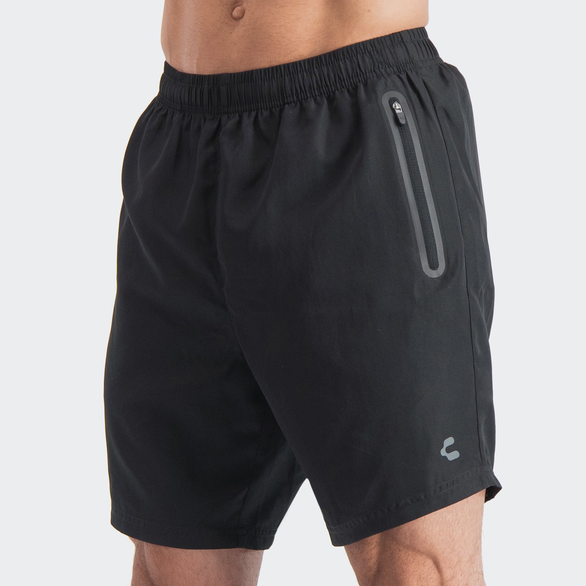 Black Training Lifestyle Short for Men Charly Essential