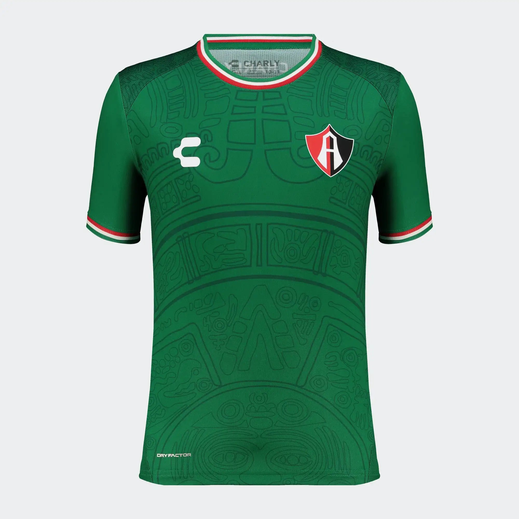 Green Atlas Warm Up Third Kit 25-26 T-Shirt for Boy