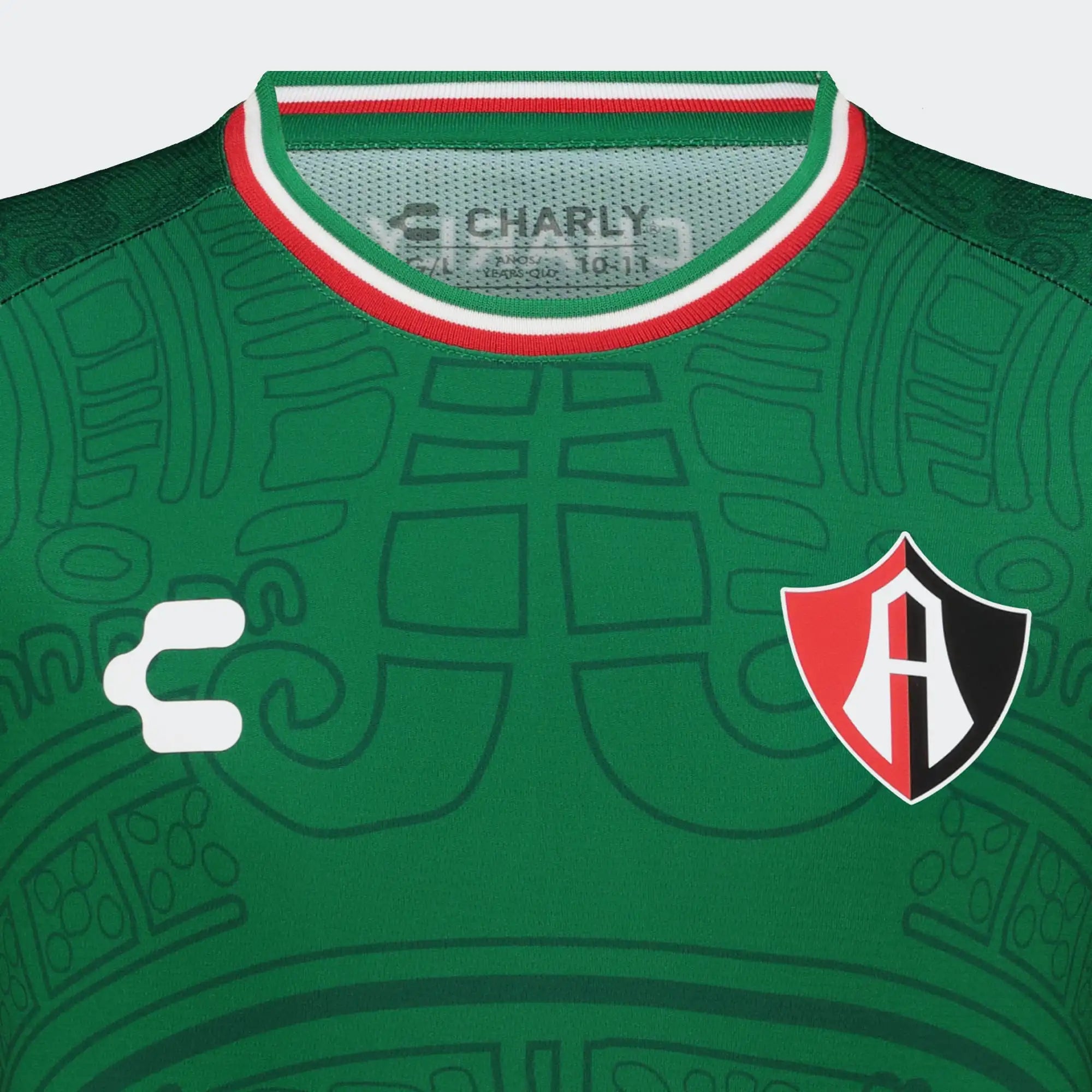 Green Atlas Warm Up Third Kit 25-26 T-Shirt for Boy