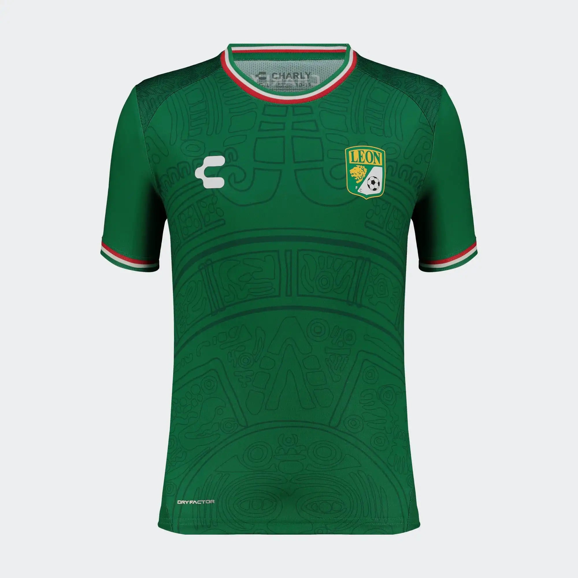 Green León Warm Up Third Kit 25-26 T-Shirt for Boy