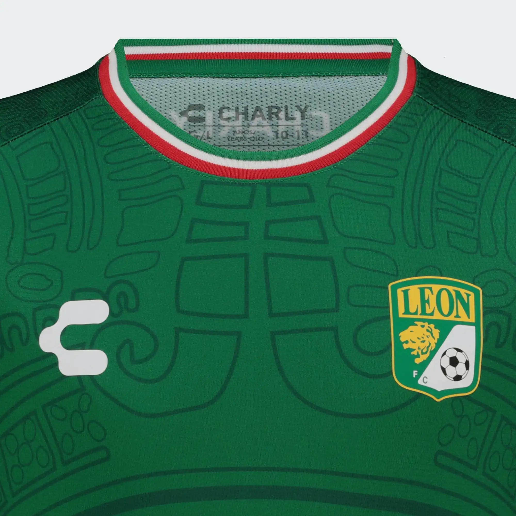 Green León Warm Up Third Kit 25-26 T-Shirt for Boy