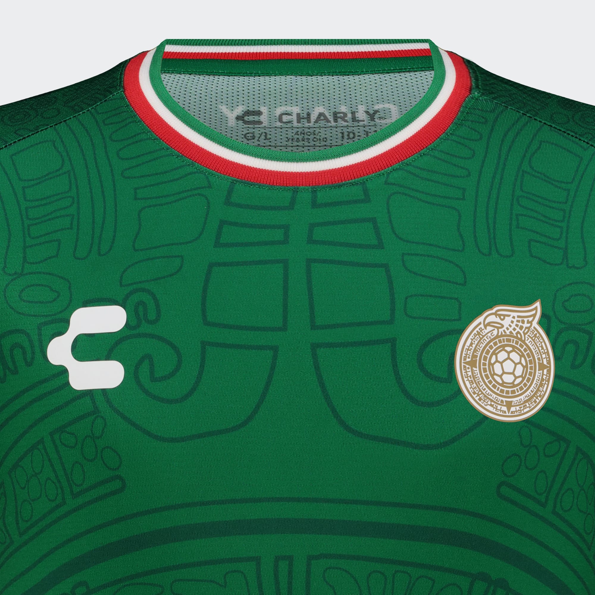 Green México Warm Up Third Kit 25-26 T-Shirt for Boy