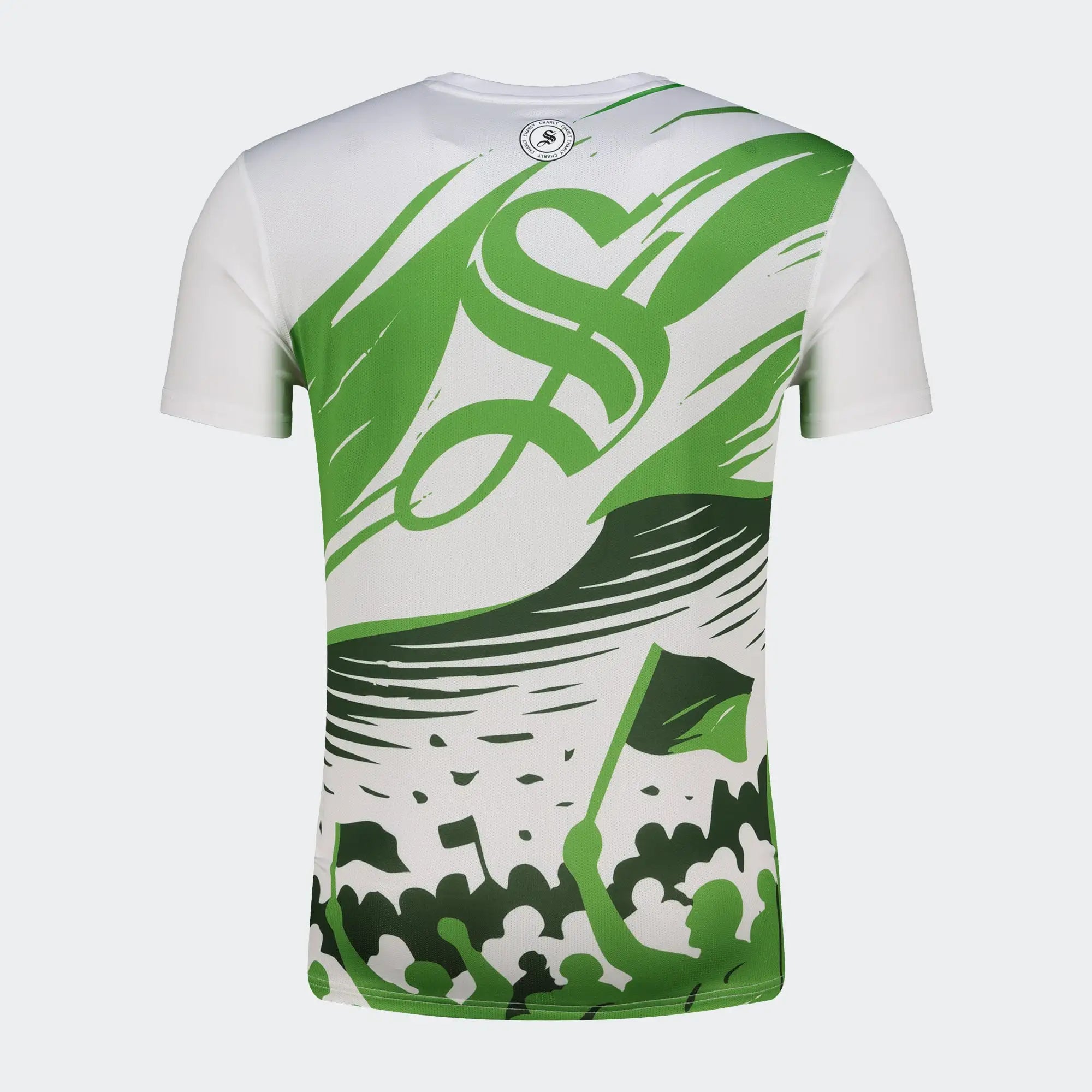 White Santos 26-27 Soccer Training T-Shirt Charly