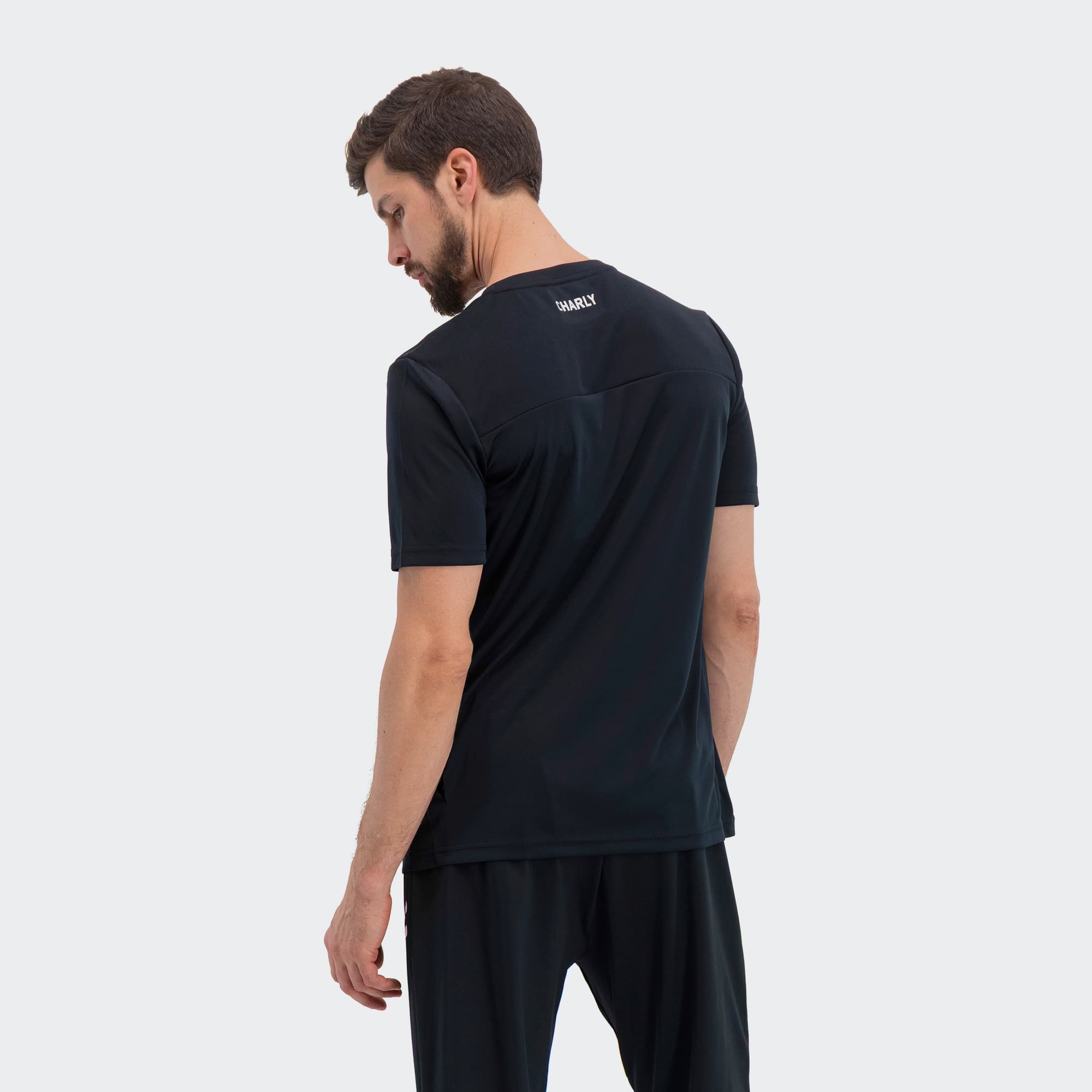 Black Oakland Roots T-Shirt for Men Charly Sport Soccer Gear