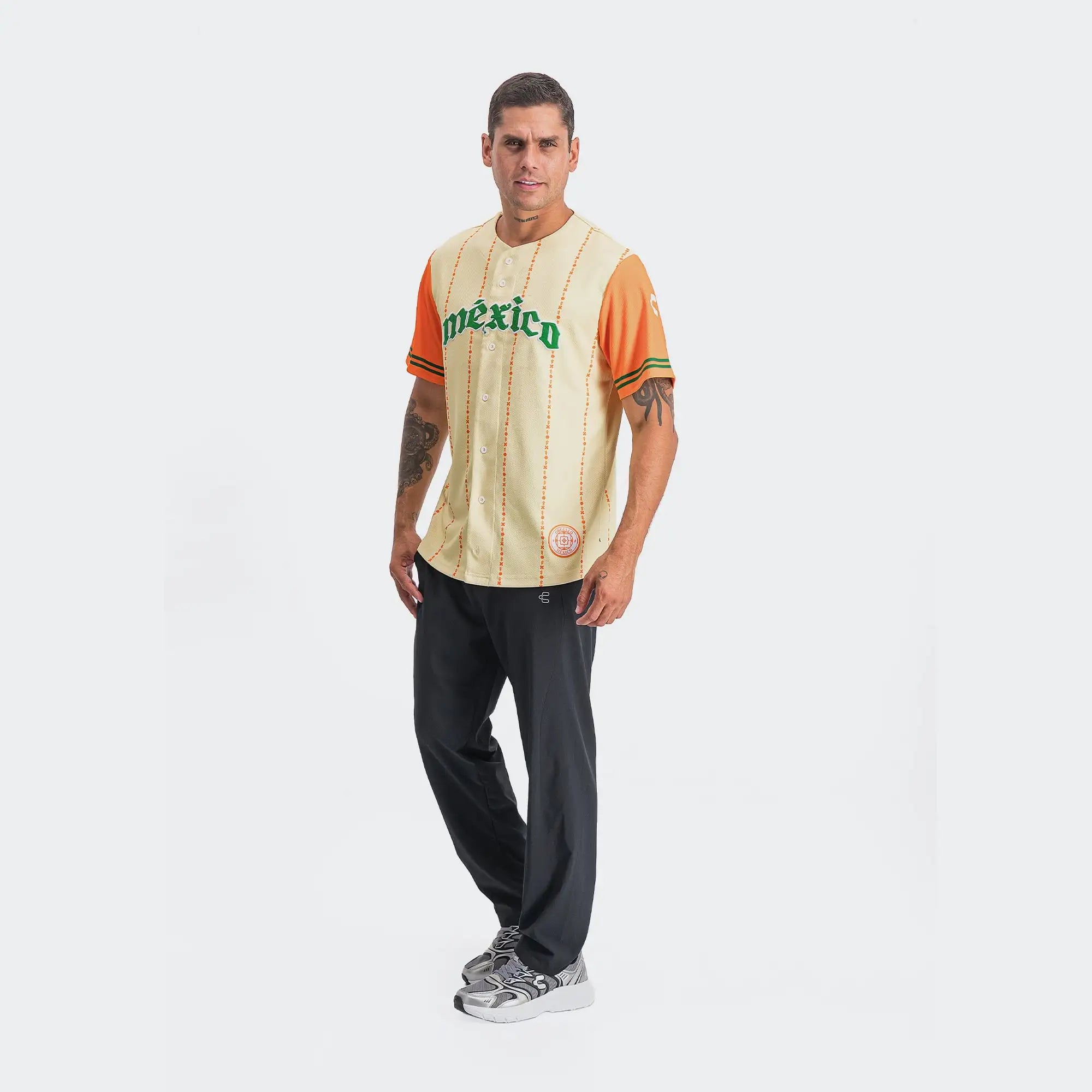 Beige Mexico Heritage Special Edition Baseball Jersey 2026 Charly