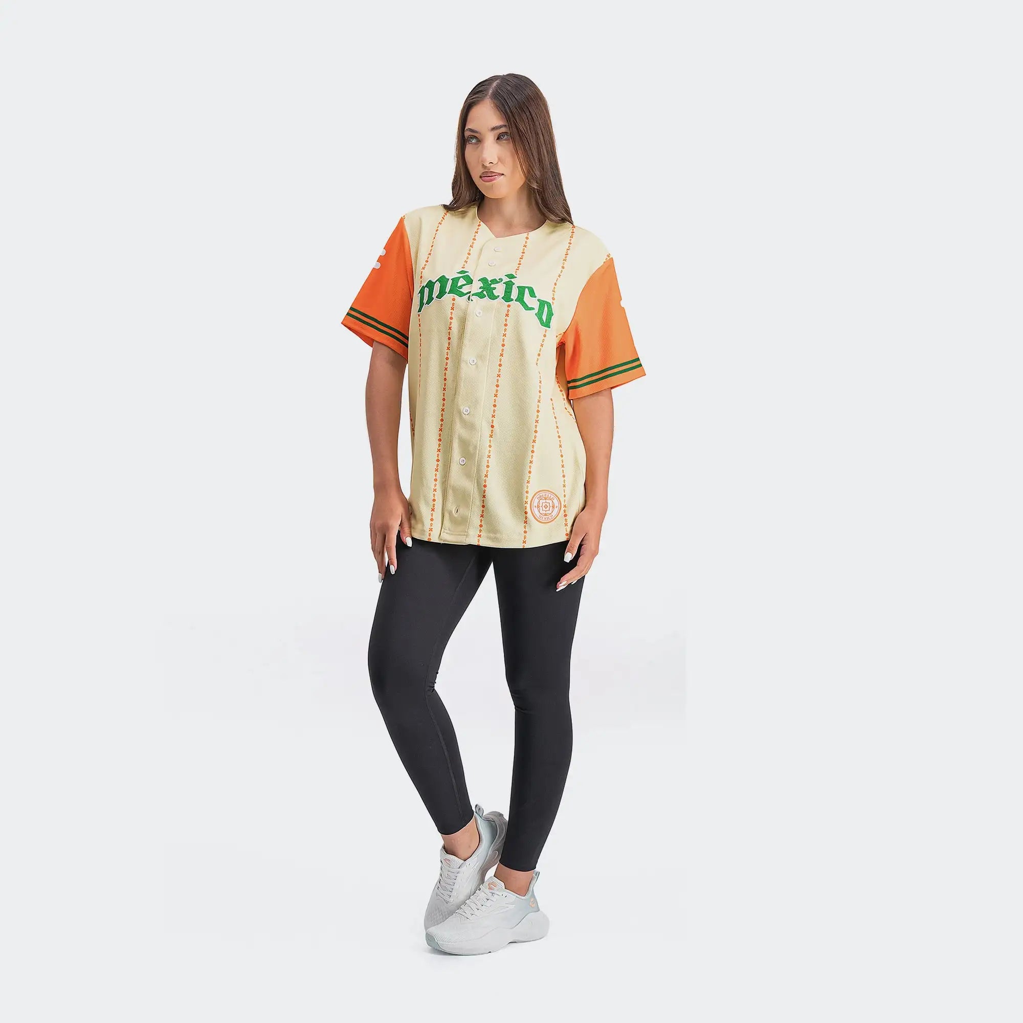Beige Mexico Heritage Special Edition Baseball Jersey 2026 Charly
