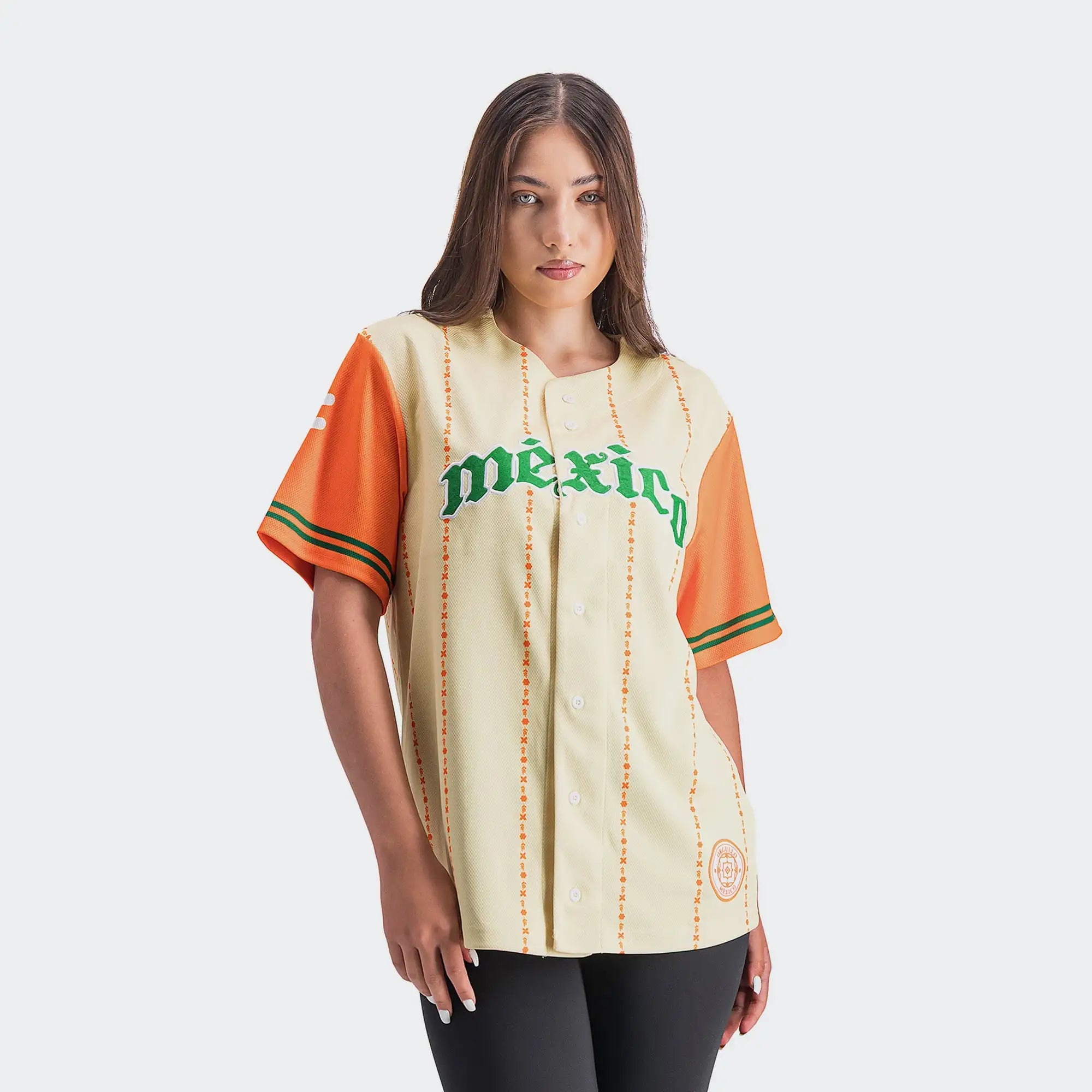 Beige Mexico Heritage Special Edition Baseball Jersey 2026 Charly