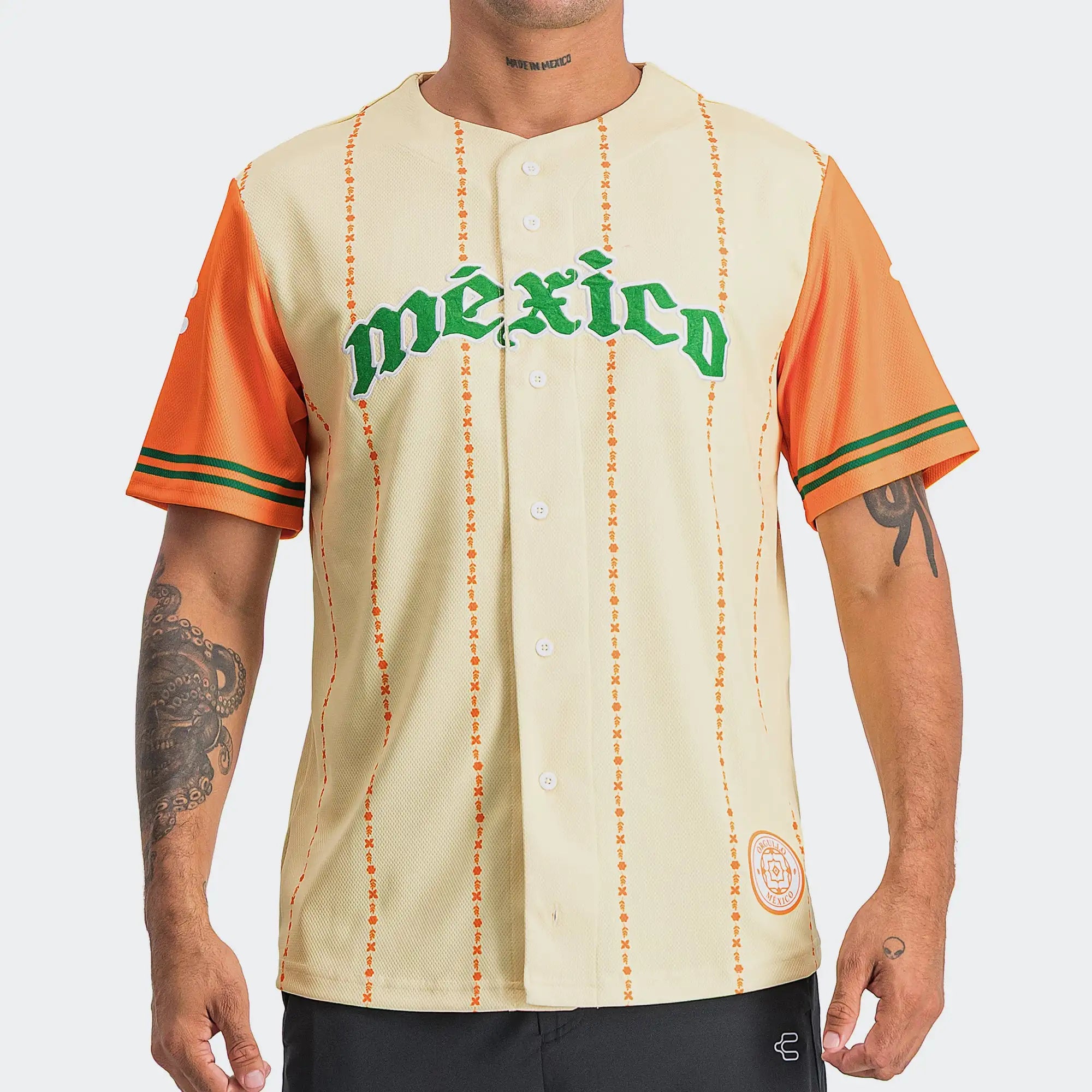 Beige Mexico Heritage Special Edition Baseball Jersey 2026 Charly