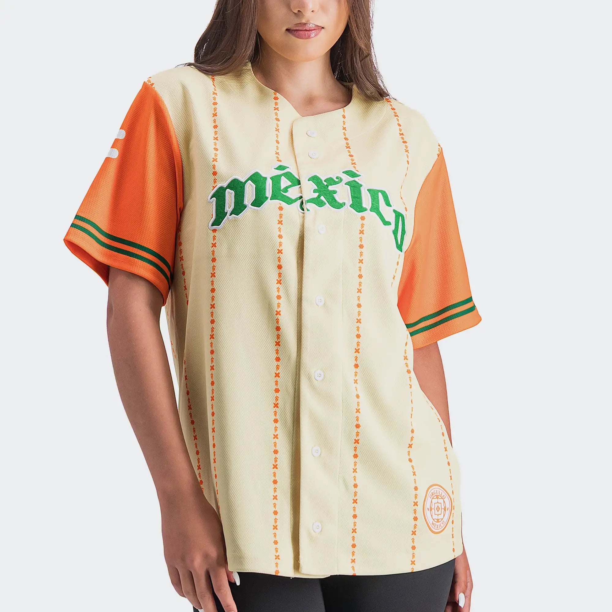 Beige Mexico Heritage Special Edition Baseball Jersey 2026 Charly