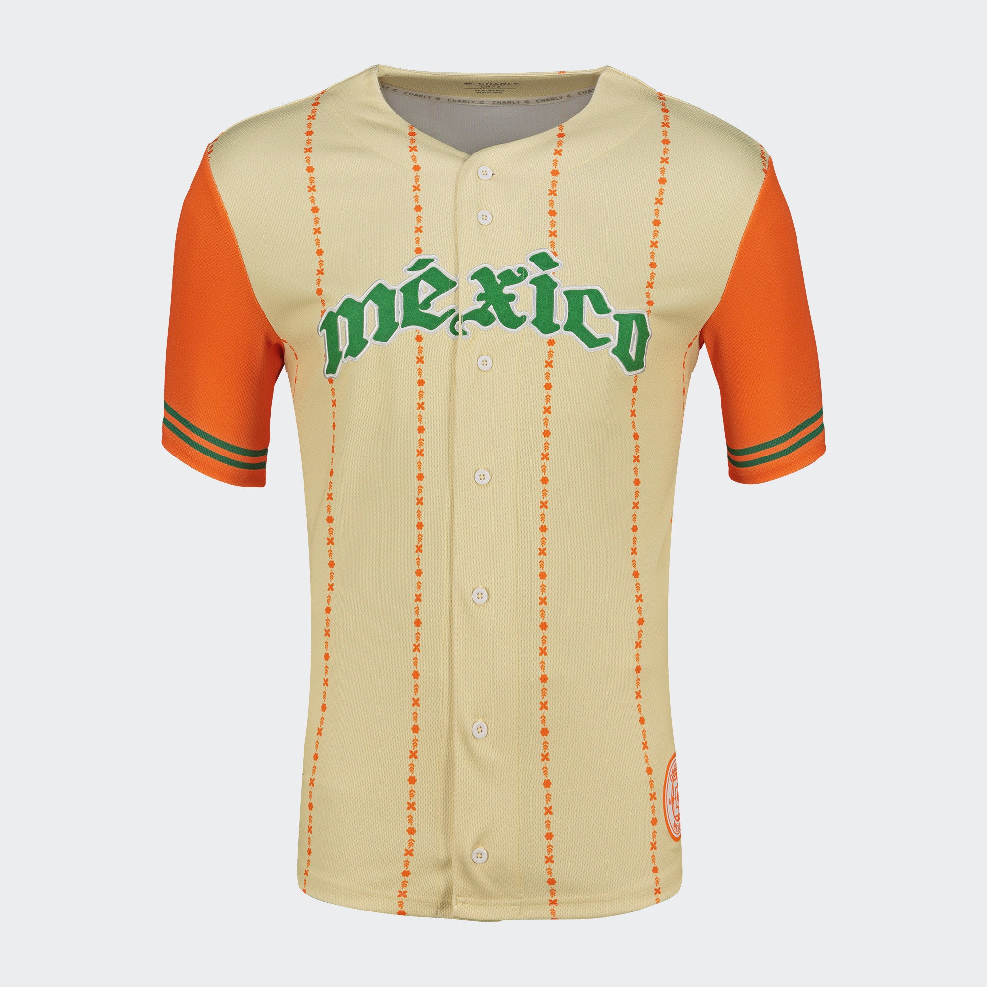 Beige Mexico Heritage Special Edition Baseball Jersey 2026 Charly