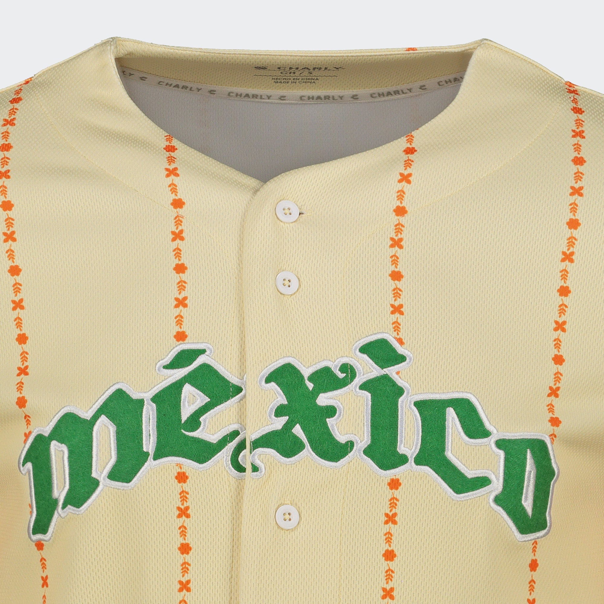 Beige Mexico Heritage Special Edition Baseball Jersey 2026 Charly