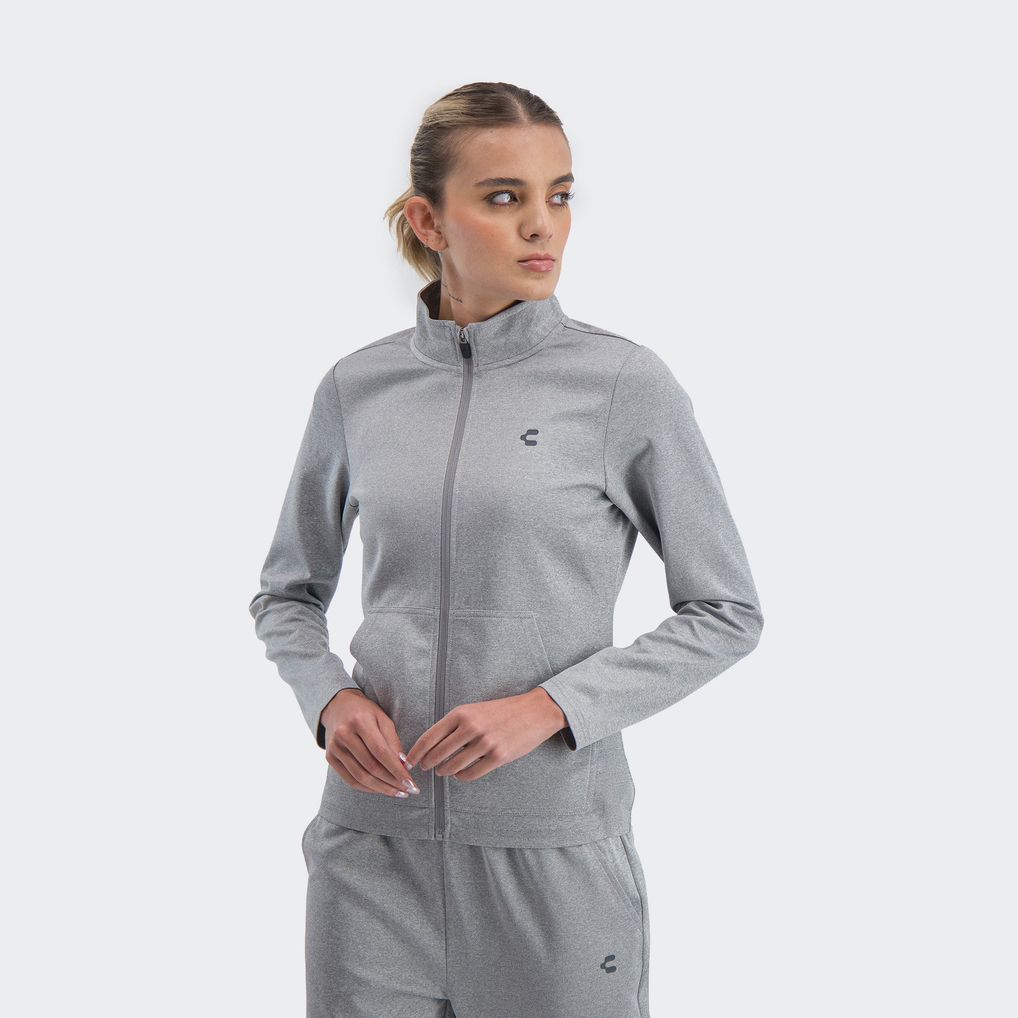 Gray Pants Set Training Lifestyle for Women Charly Essentials