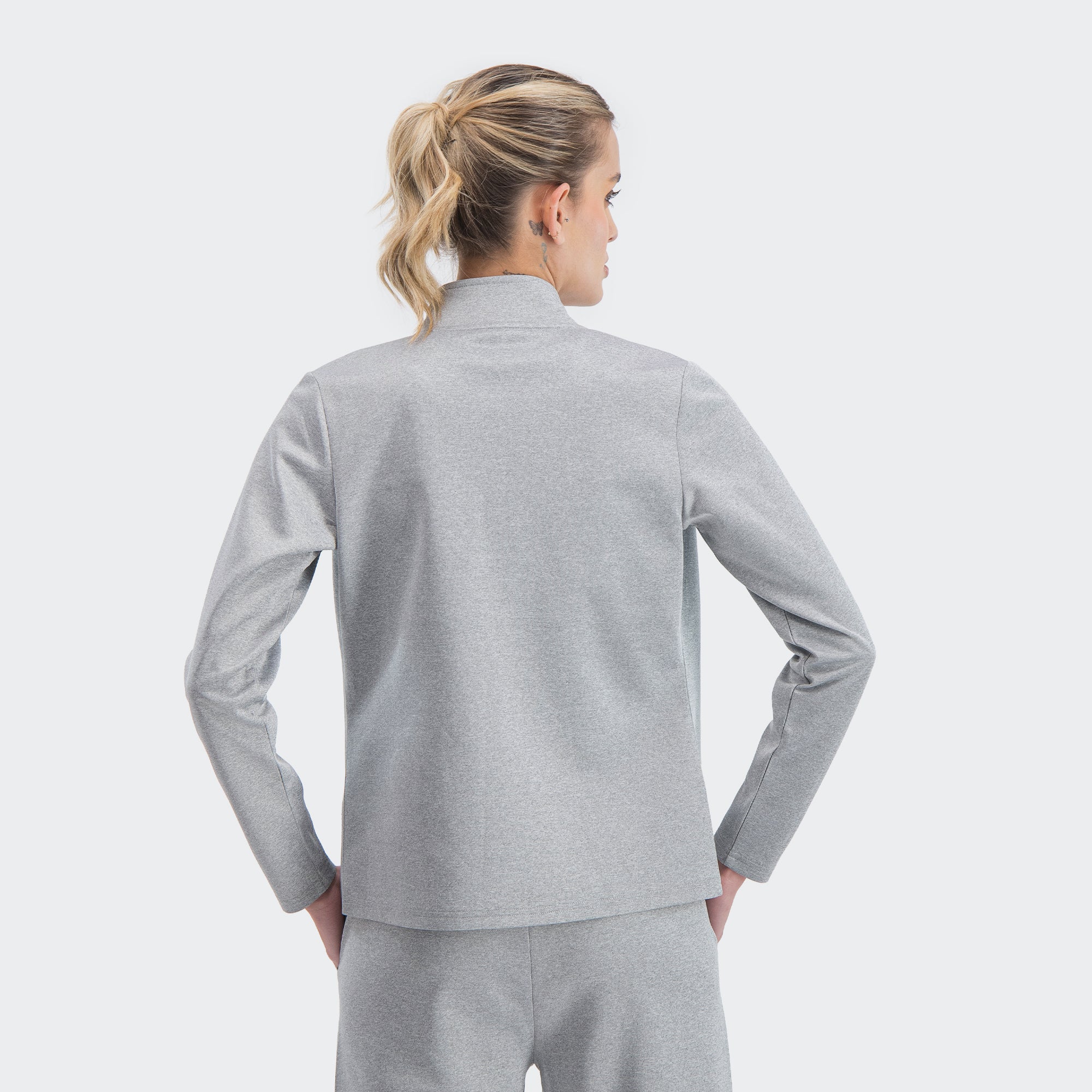 Gray Pants Set Training Lifestyle for Women Charly Essentials