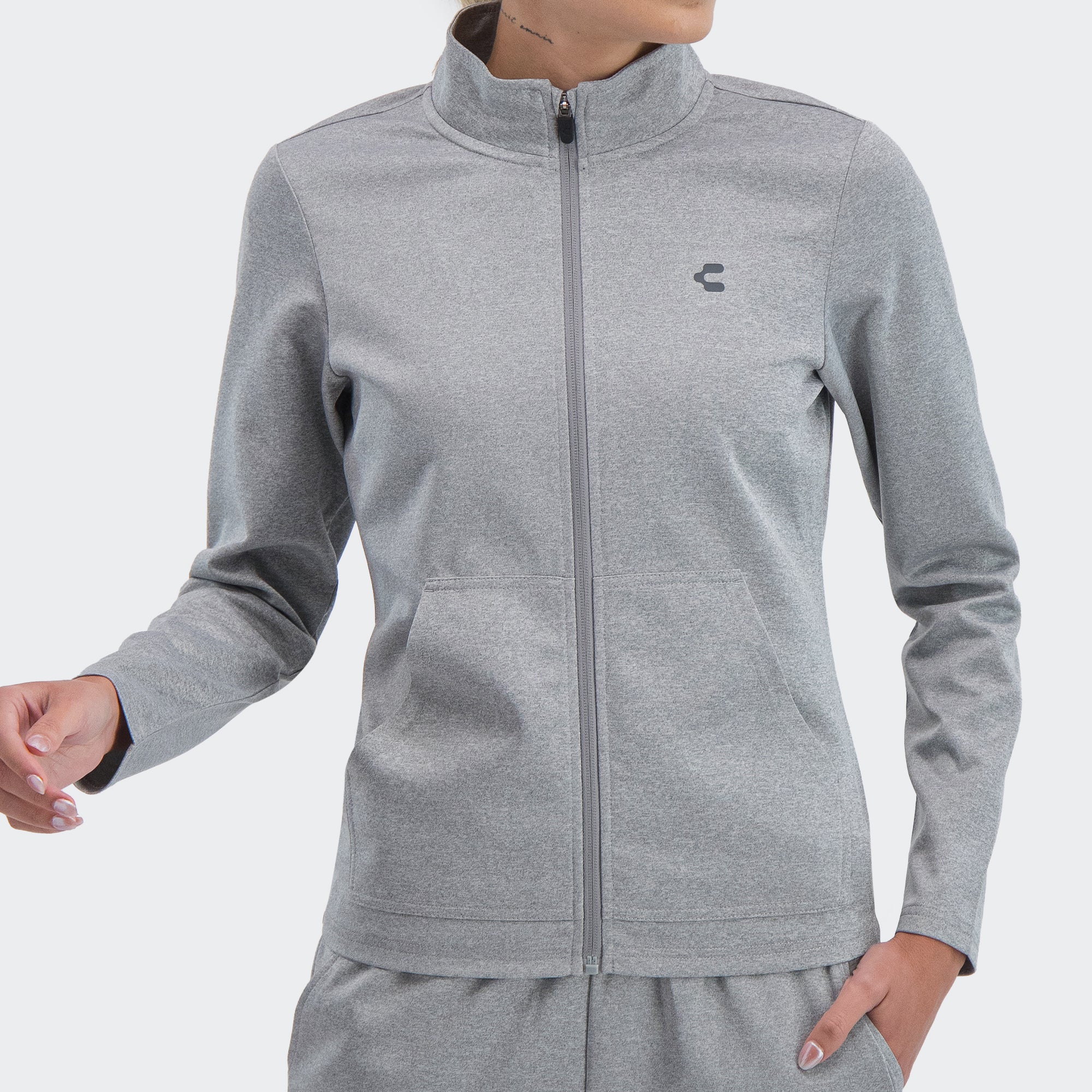 Gray Pants Set Training Lifestyle for Women Charly Essentials