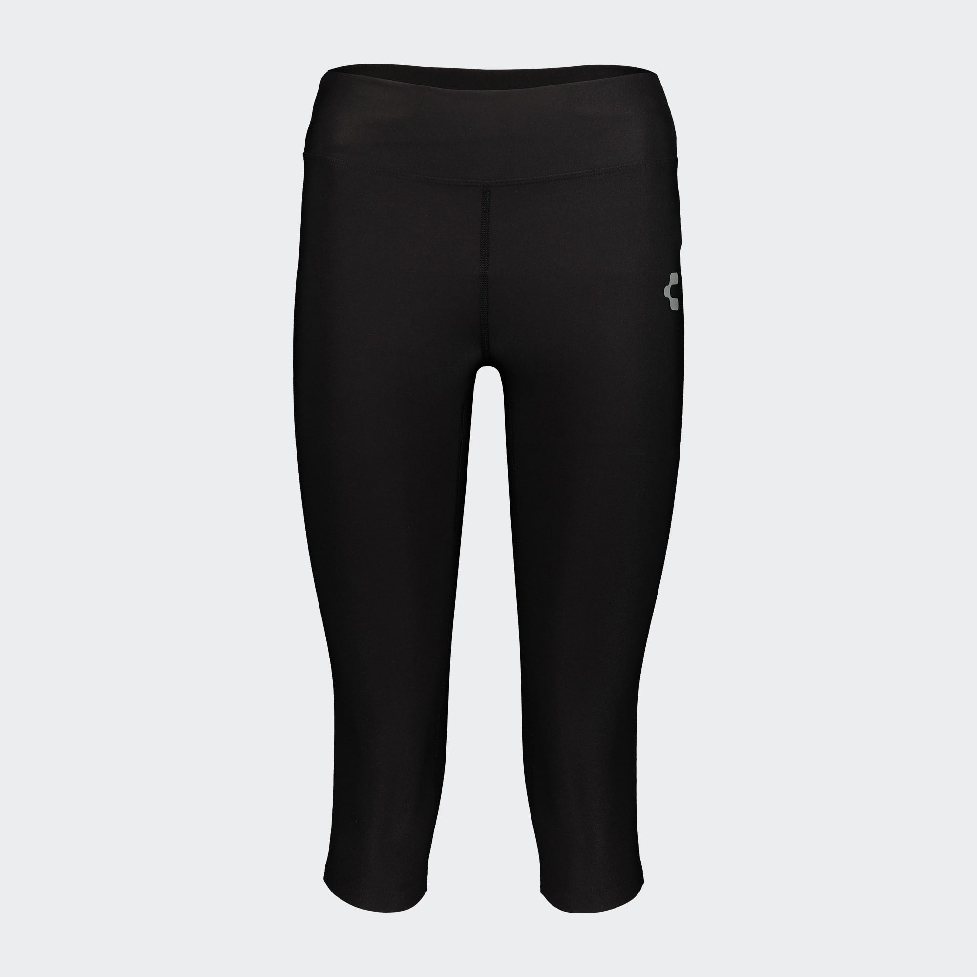 Black Fitness Capri for Women Charly Sports