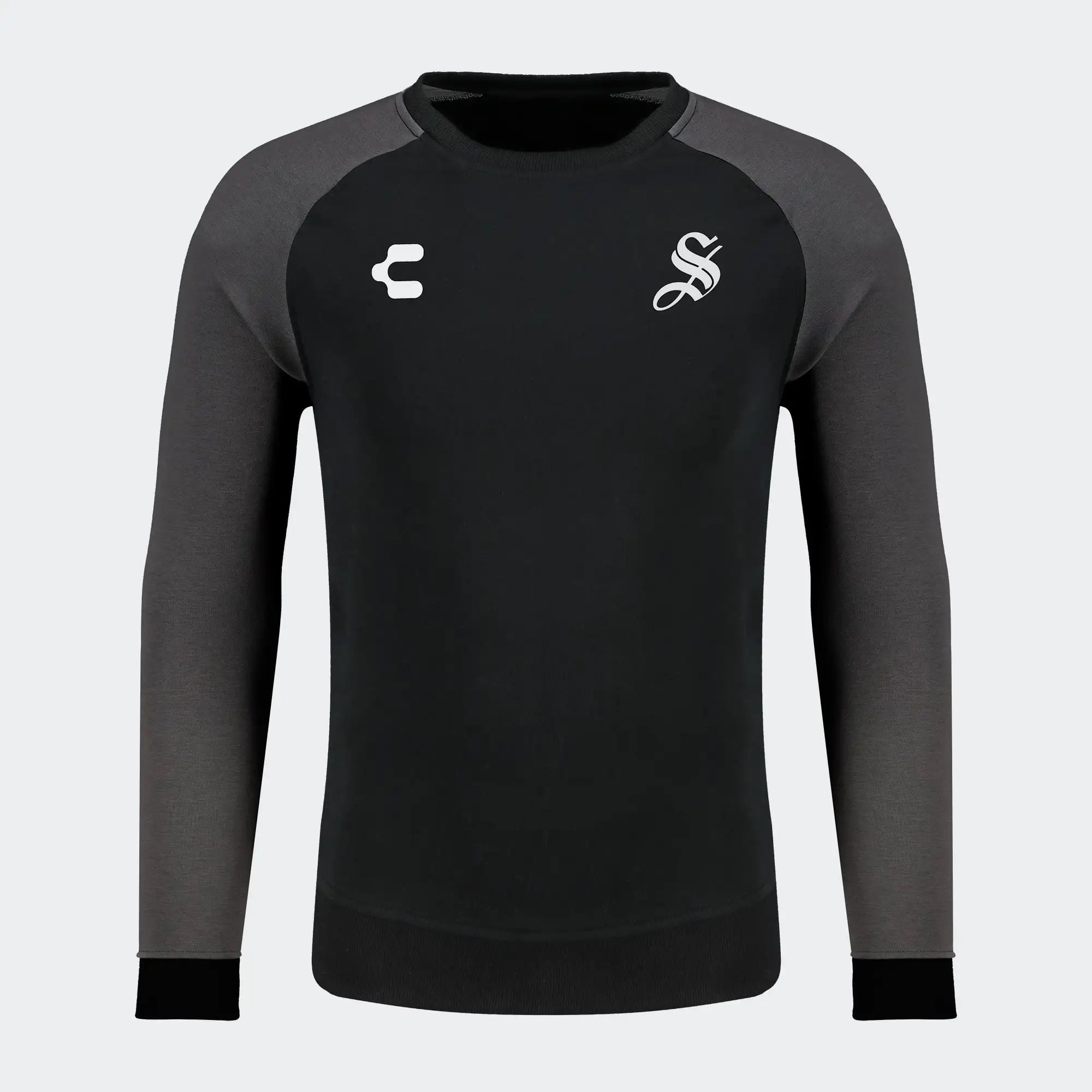 Black Gray Santos 26-27 Soccer Sweater Charly Gear
