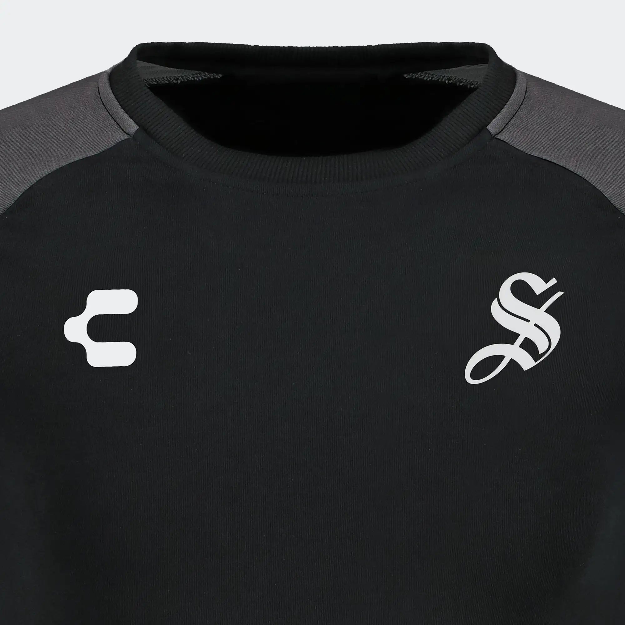 Black Gray Santos 26-27 Soccer Sweater Charly Gear
